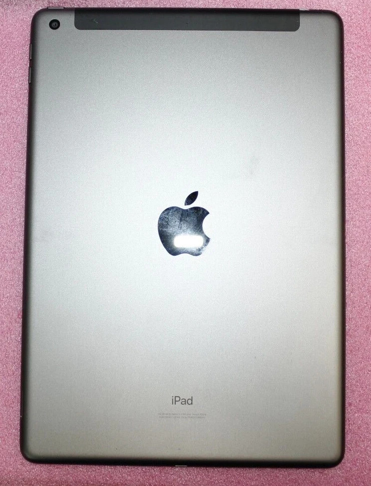 Genuine Apple iPad 8 A2428 Rear Housing with Battery + Cameras A1484 -Space Gray