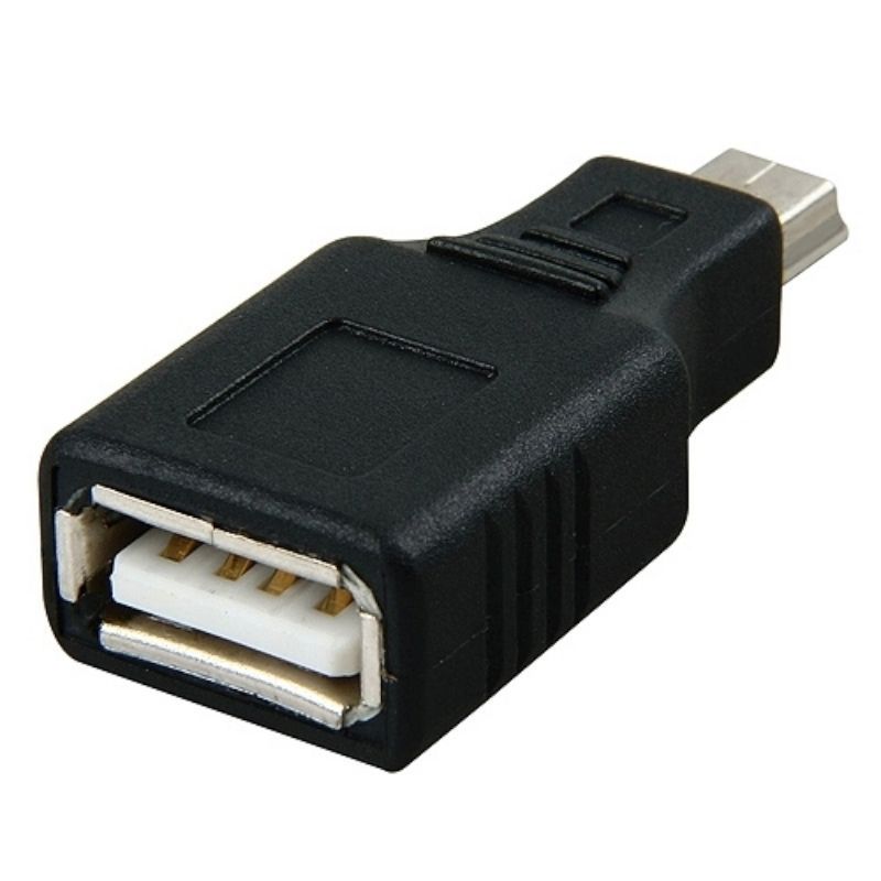 USB 2.0 OTG F/M A Female to Mini USB B 5 Pin Male Adapter Converter MP3 Charger
