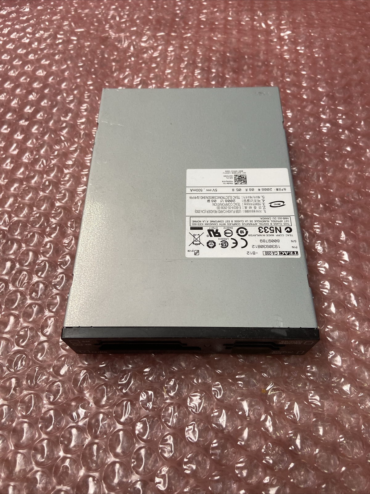 Teac CA-200 B12 1930930B12 Media Card Reader 0GT399 ( NO CABLE)