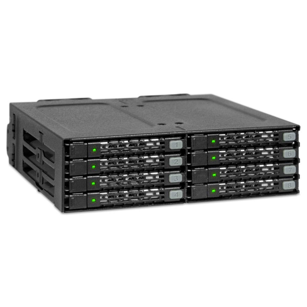 Icy Dock MB998SPB ToughArmor Drive Enclosure 8x2.5" SATA