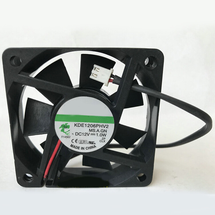 For SUNON KDE1206PHV2 DC12V 1.0W 0.09A 6015 silent Cooling fan 2pin 60*60*15mm
