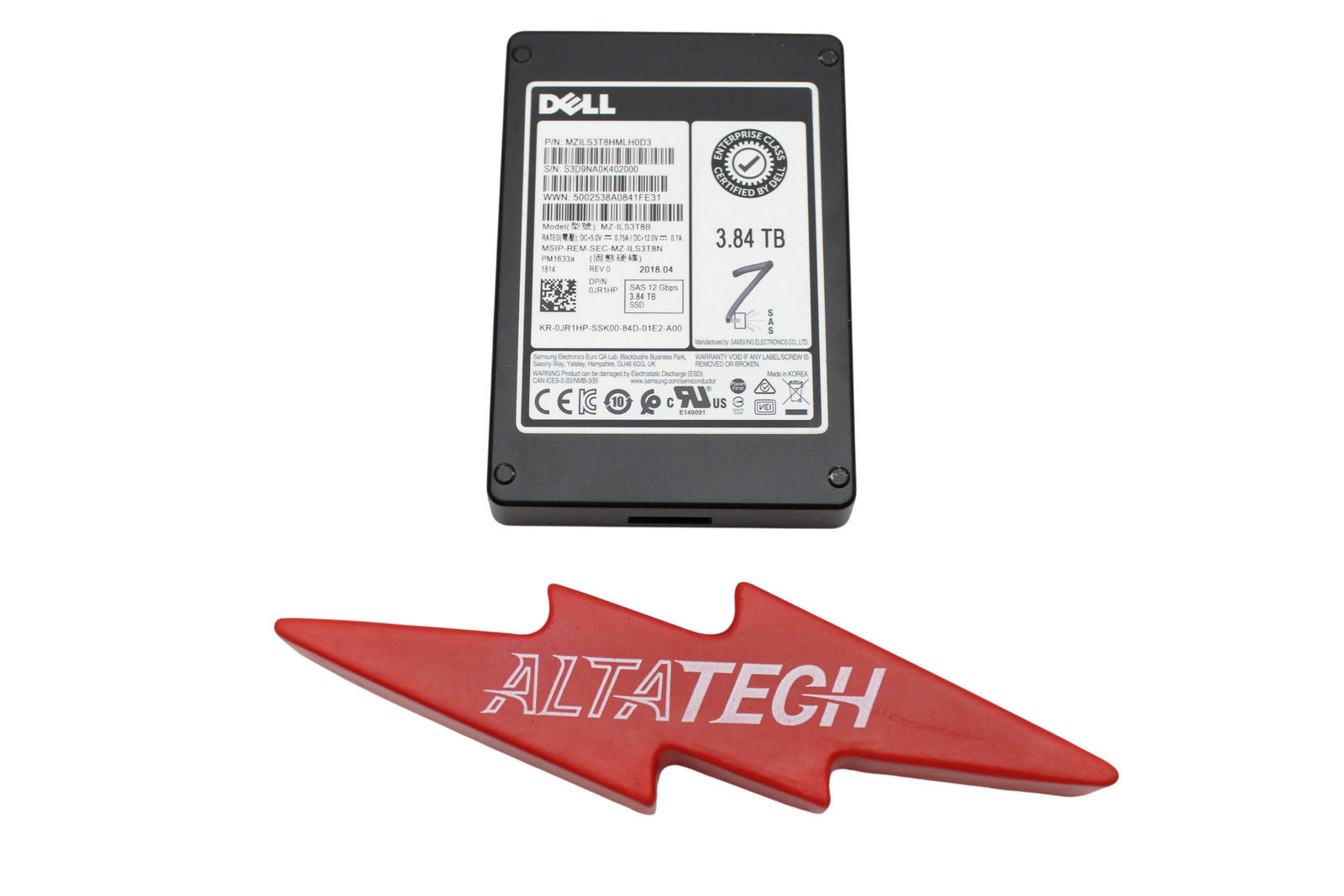 Dell JR1HP 3.84TB SSD SAS 2.5 12G RI