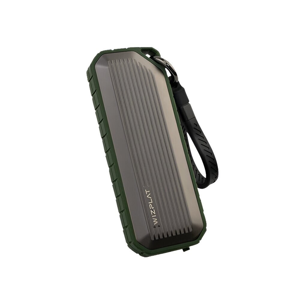 WIZPLAT FLEX Drive FX10G Rugged M.2 SSD USB-C 3.2 Gne2 Portable SSD Case