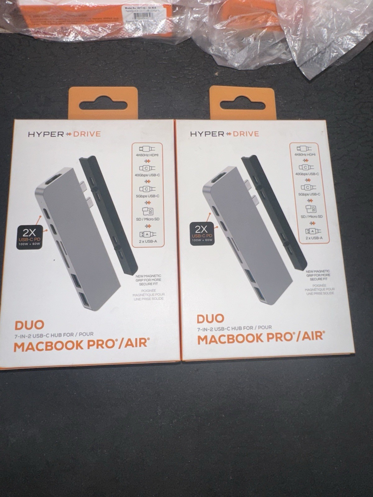 Hyper HYPERDRIVE DUO PRO 7-in-2 USB-C Hub for Macbook Pro / Air  Set Of 2