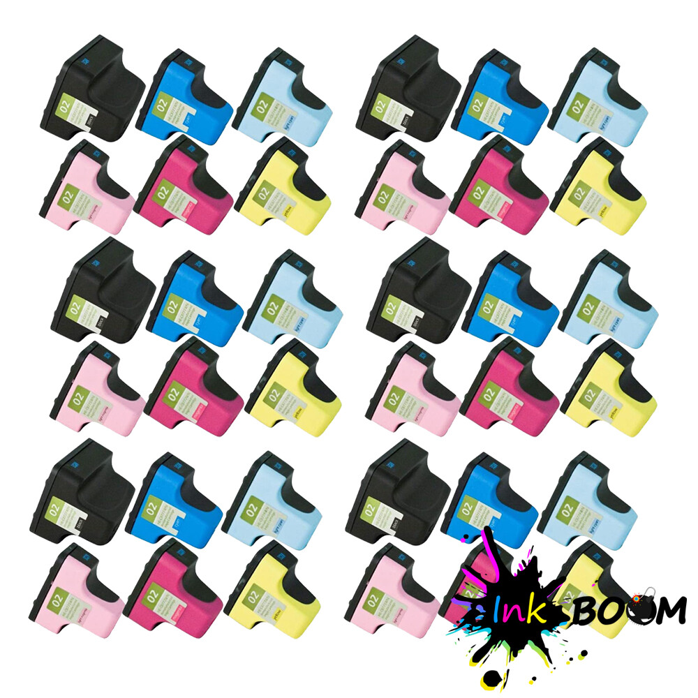 36 Ink Cartridge replace for HP 02XL Photosmart 3210xi 8238 C5150 C7150 D7345