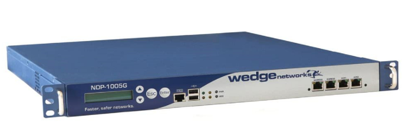 Wedge Networks BeSecure NDP-1005G Network Security ver 5.0.1