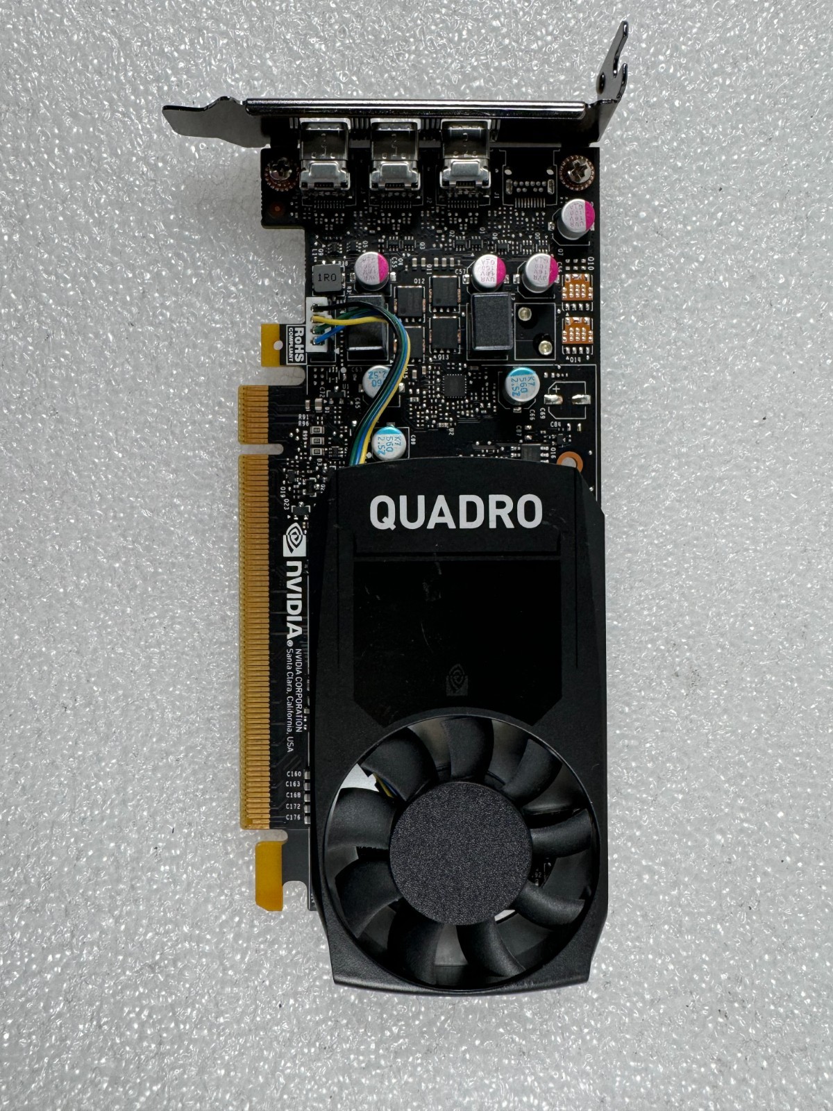 HP NVIDIA Quadro P400 3x MiniDP 2GB Graphics Video Card GPU Half Height; Tested