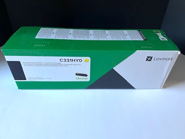 Lexmark Unison C331HY0 Yellow High Yield Toner Cartridge