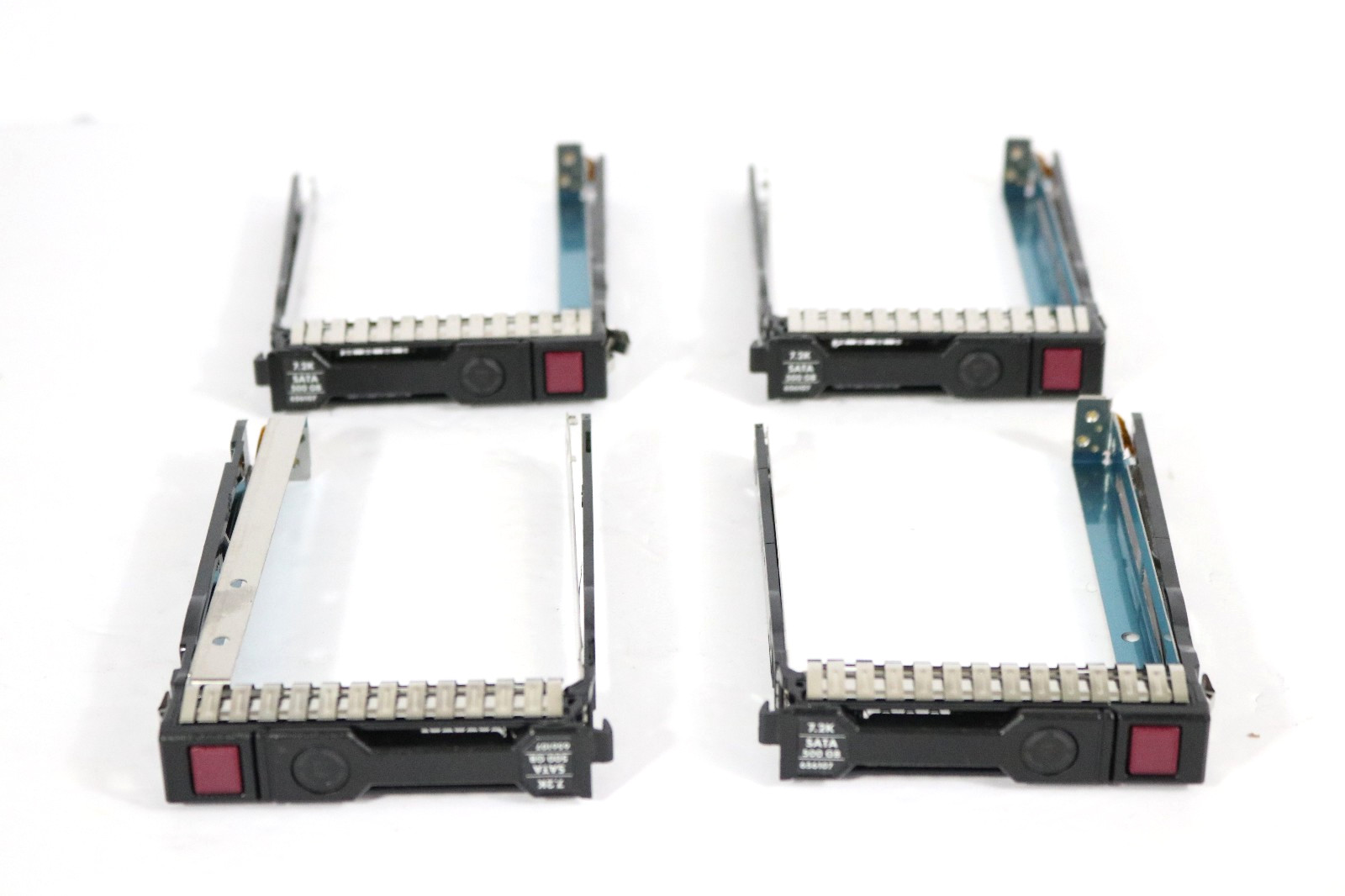 4x HP 2.5" SFF SAS SATA Hard Drive Caddy Smart Carrier Tray 656107 ProLiant