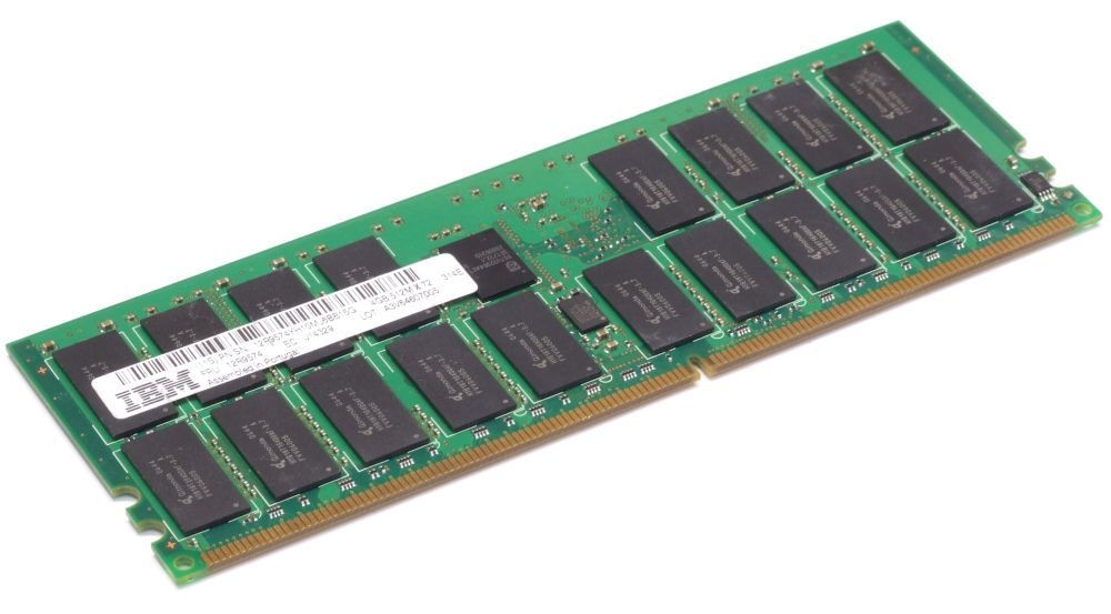 IBM 12R9574 4GB PC2-4200R 533MHz DDR2 ECC Reg Memory RAM Memory MT36HTF51272MY