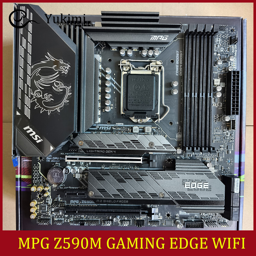 FOR MSI MPG Z590M GAMING EDGE WIFI LGA1200 DDR4*4 128GB Micro-ATX Ｍotherboard