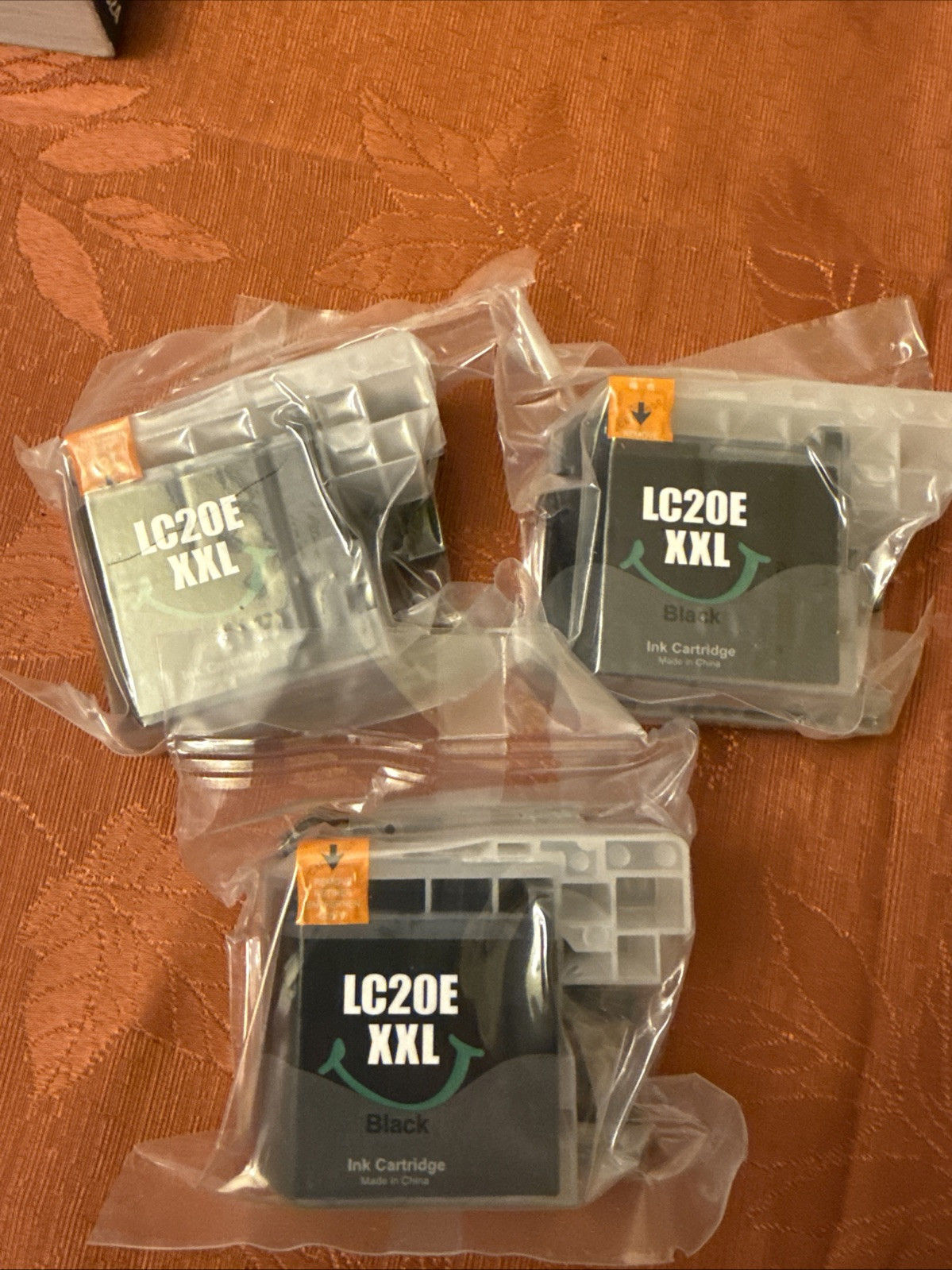 3 NEW Sealed Easy Ink LC20E BK XXL Cartridges Black, EXP. 28/09/2026