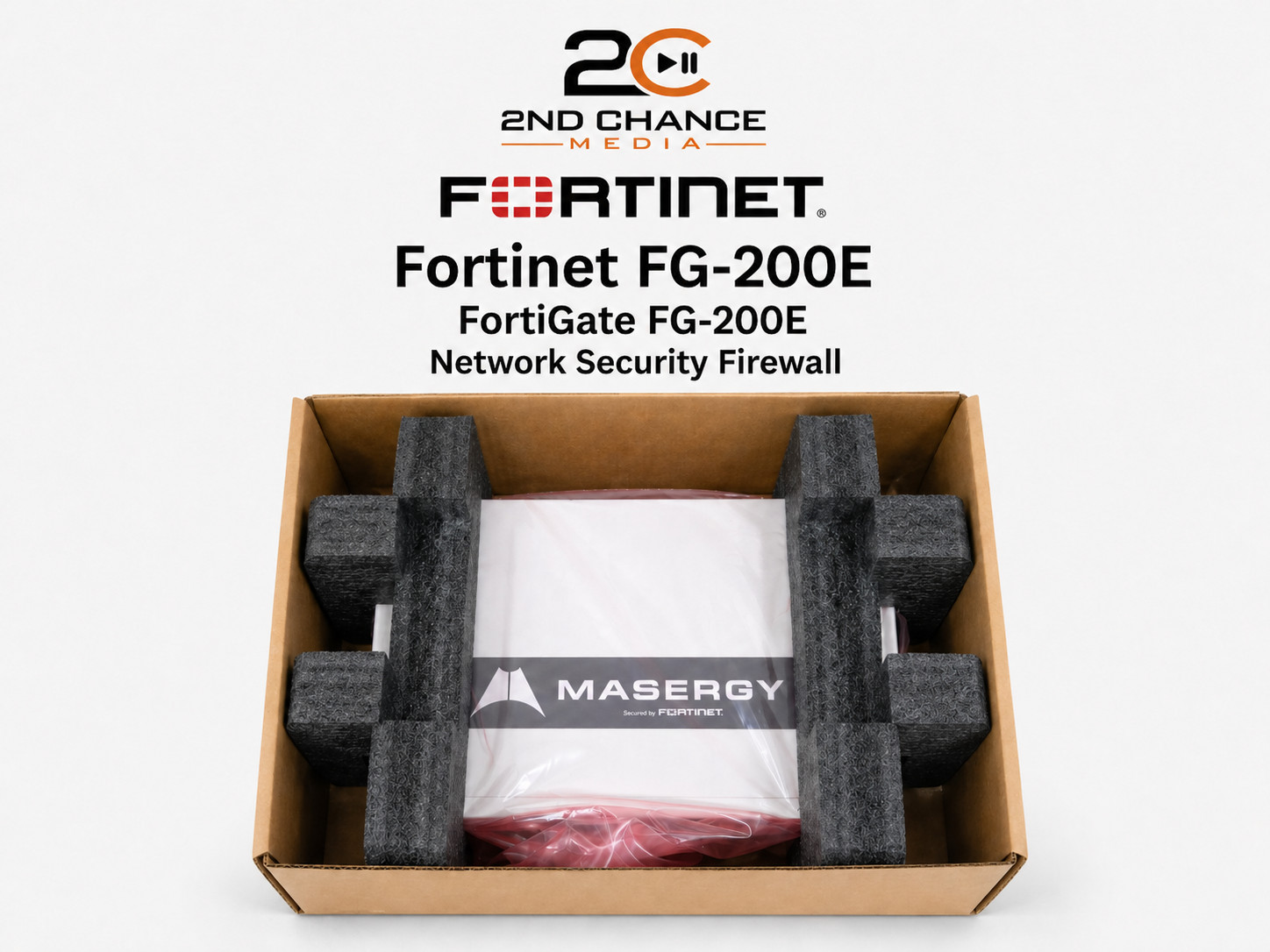 Fortinet FortiGate FG-200E-R Network Security Firewall Masergy Branded FAST SHIP