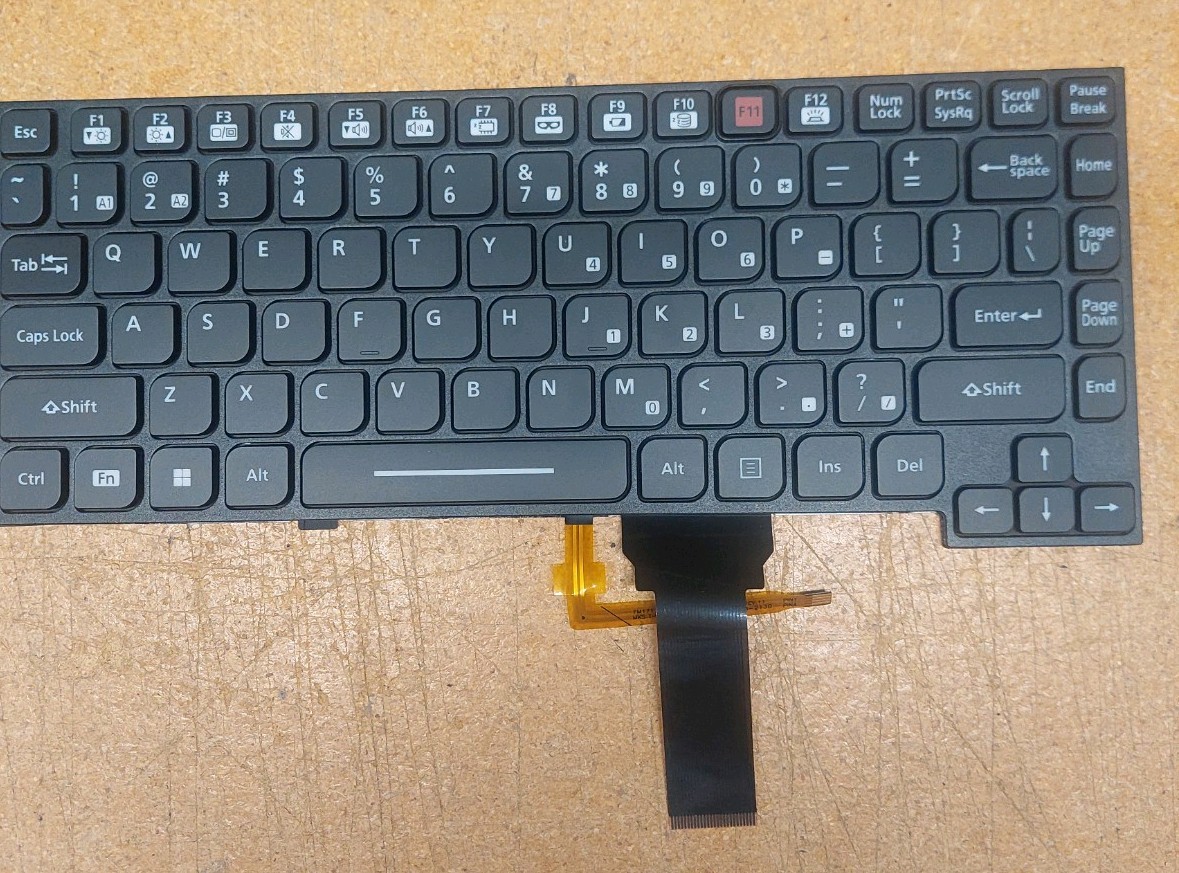 New Panasonic Toughbook CF-54 Backlit Keyboard N2ABZY000916 w Adhesive Strips