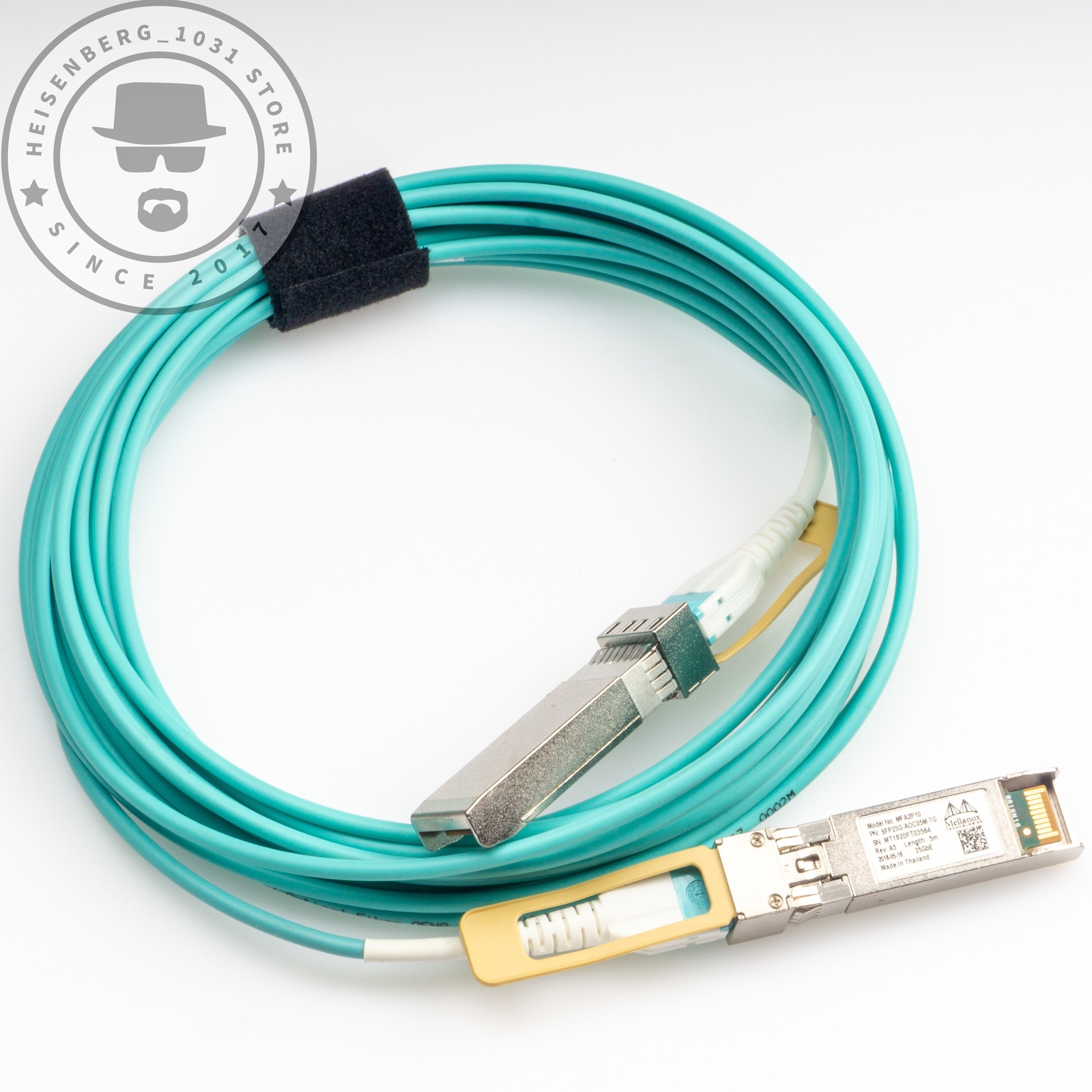 SFP25G-AOC5M-TG MFA2P10 Mellanox LinkX Active Optical Cable 25Gb/s 5M AOC 