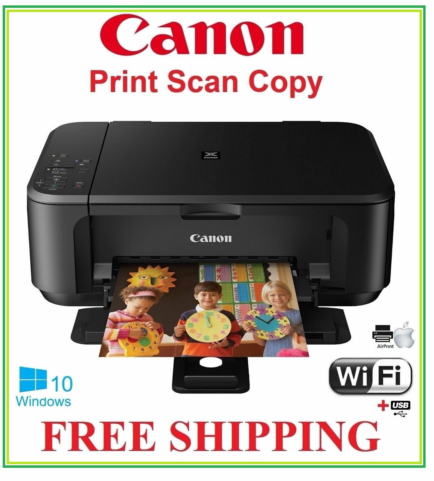 NEW Canon Pixma MG3620 Wireless Printer-Scan Copy-All In One-Summer School