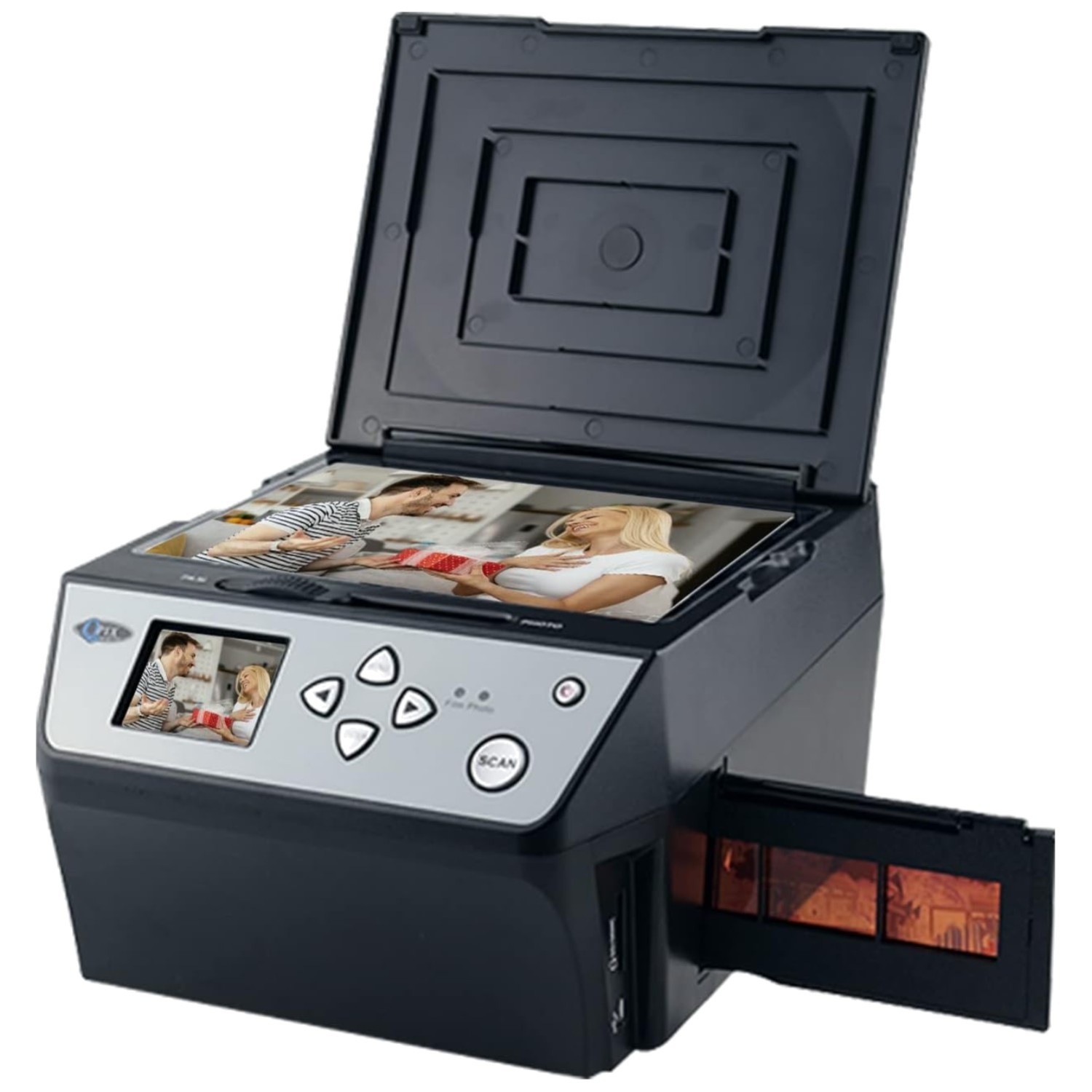 High-Resolution Film & Photo Scanner USB Connection