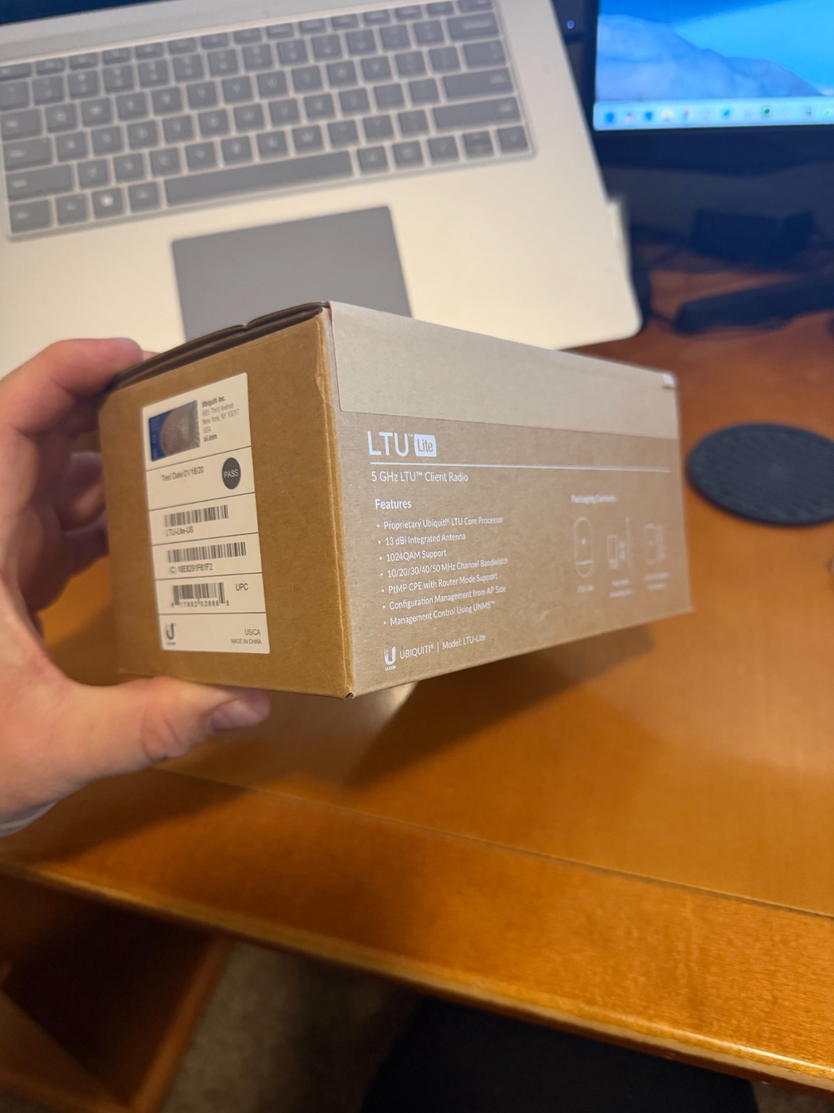 Ubiquiti Networks LTU Lite  Wireless Receiver Antenna Radio 1Gbps (LTU-LITE-US)