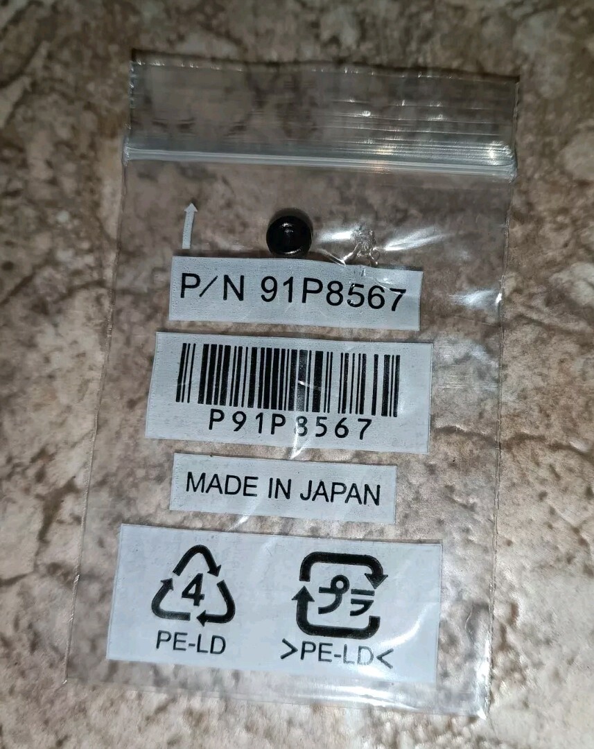 IBM Lenovo P/N 91P8567 ThinkPad CD/DVD Drive Securing Screw Made in Japan 
