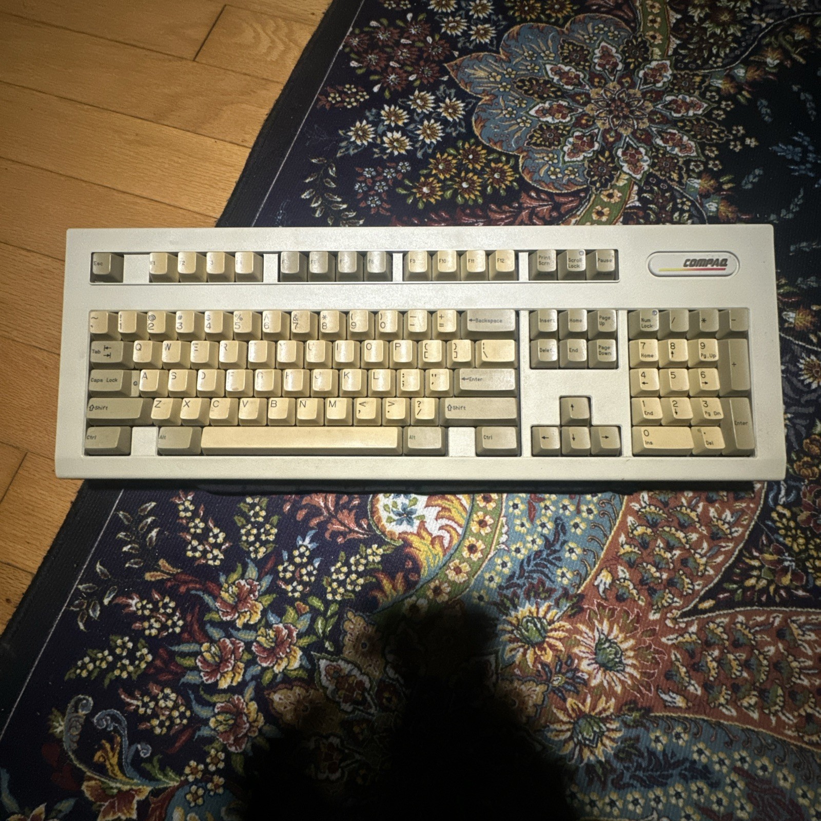 Compaq Enhanced II Keyboard - vintage, working - domestic 101
