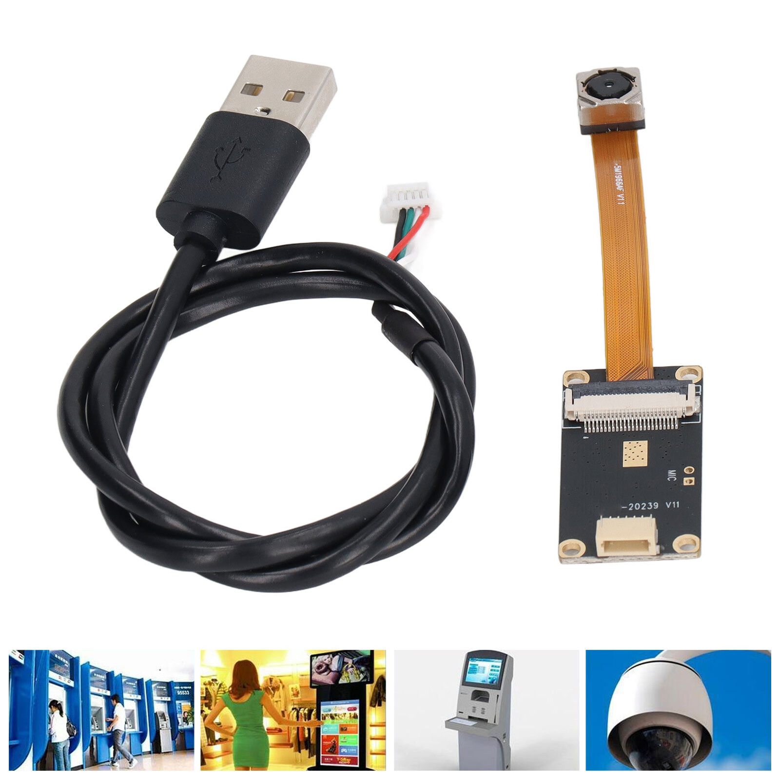 HD USB Camera Module Autofocus OTG USB2.0 Video Webcam Board OV5640 5MP