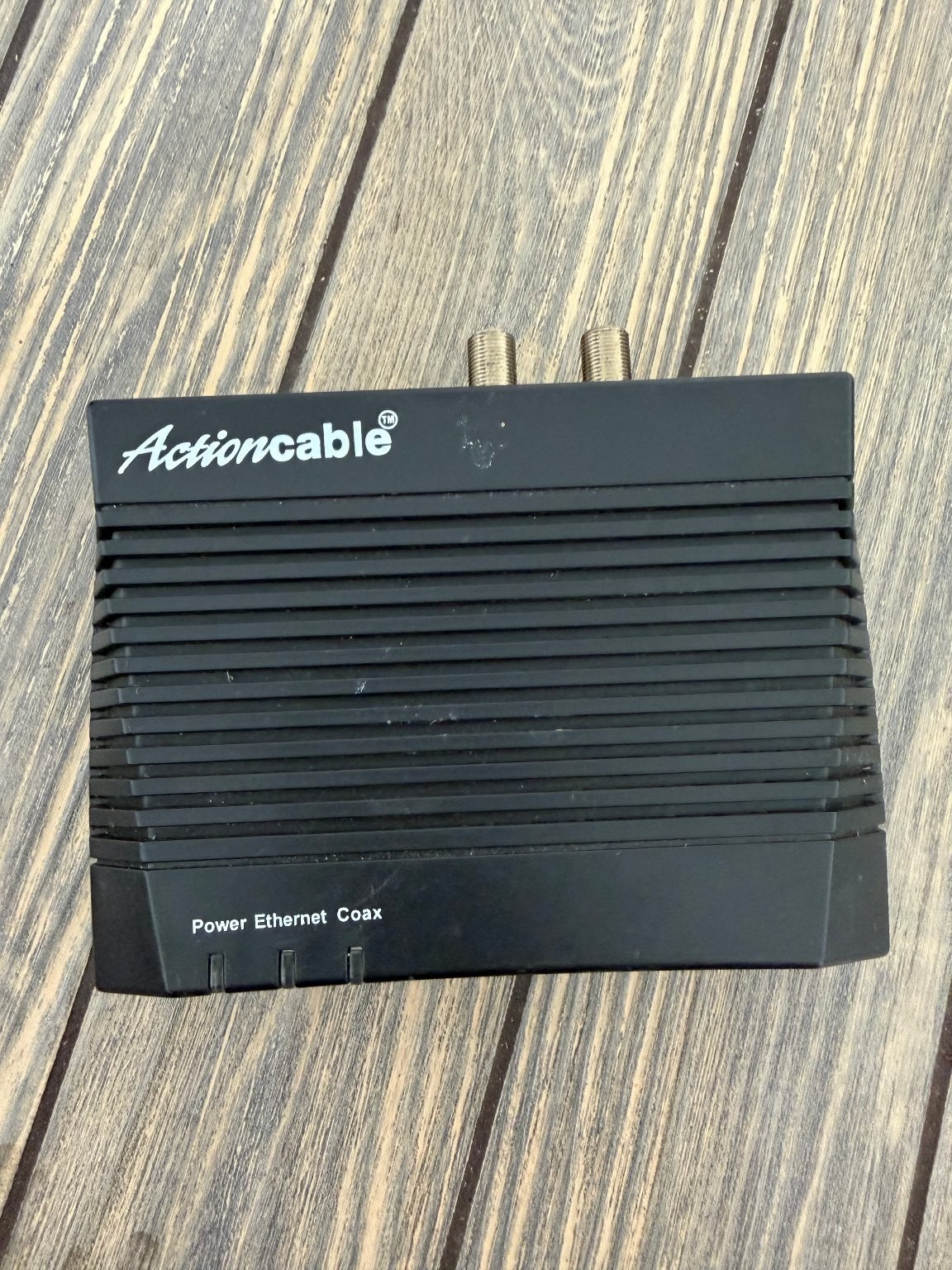 Actioncable ECB-L2 Power Ethernet Coax Adapter MoCA 2.0 Network Extender