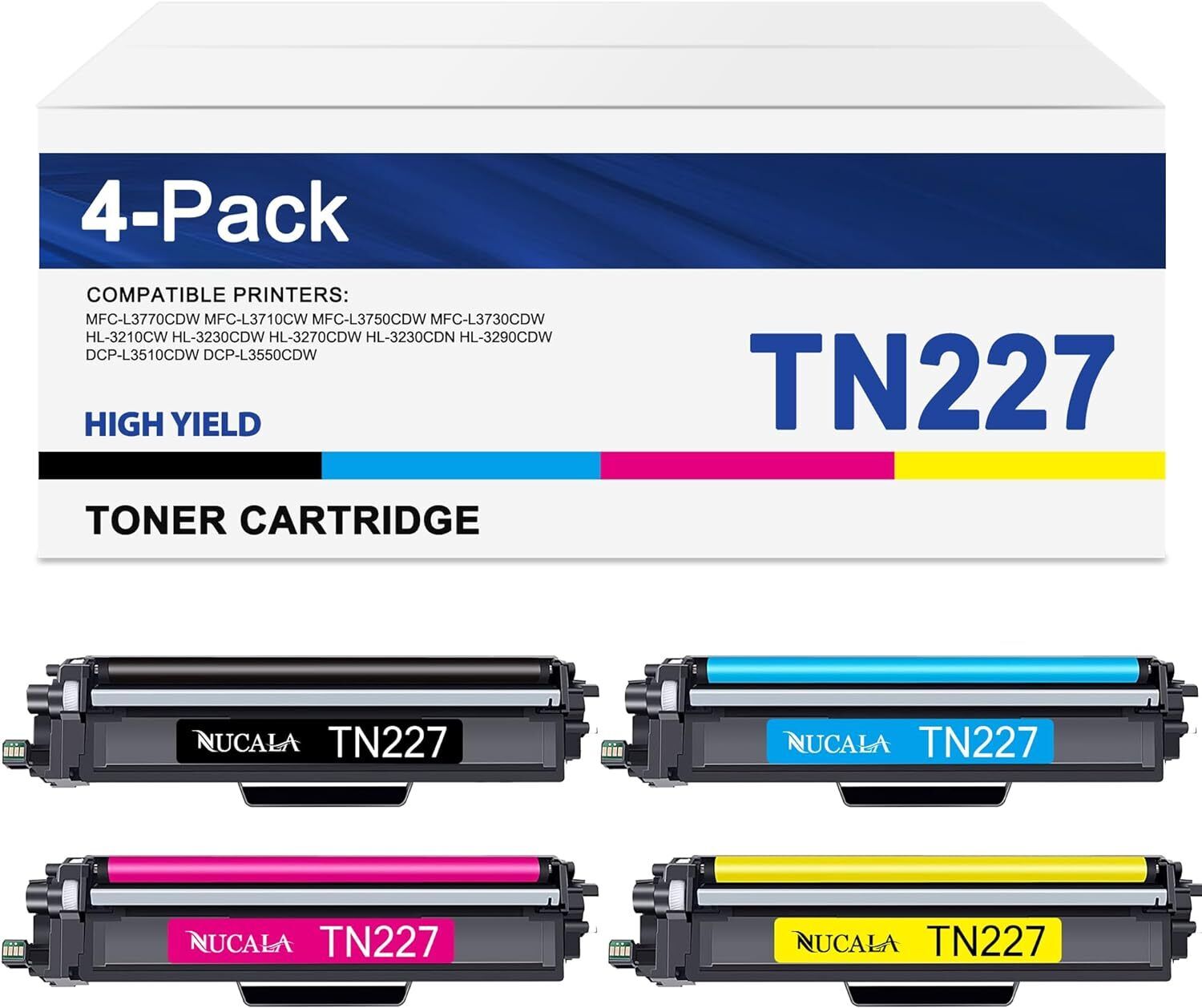 TN227 Toner Cartridge Replacement for Brother TN227 HL-L3230CDW Printer