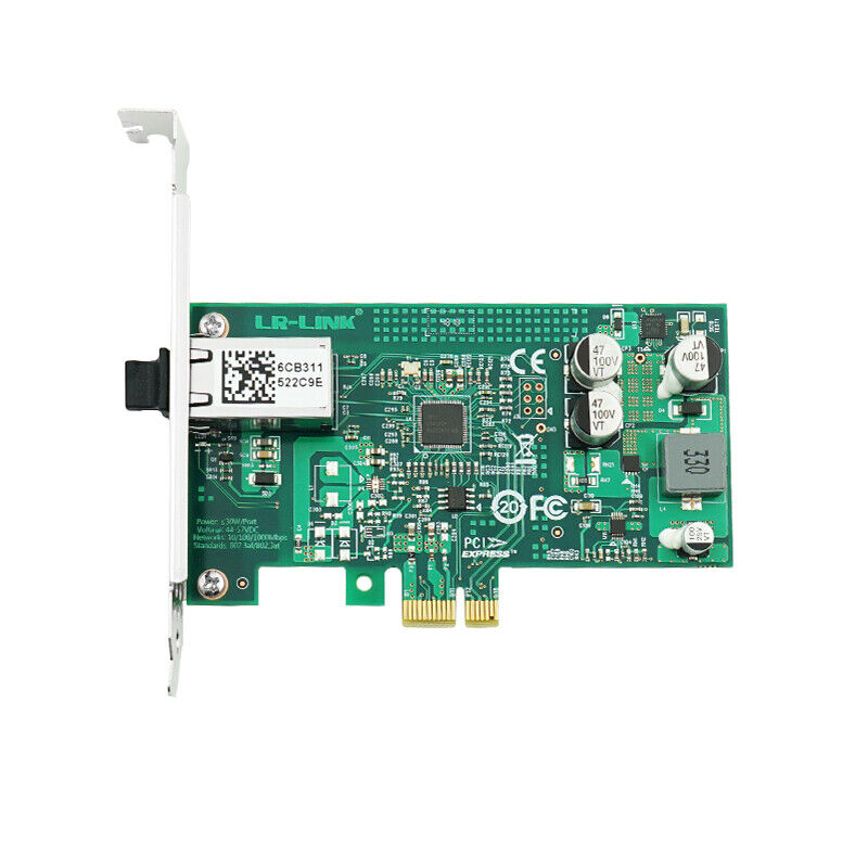 Intel I210 Based LRES2001PT-POE PCIe x1 Gigabit Single Port Copper POE Ethernet 