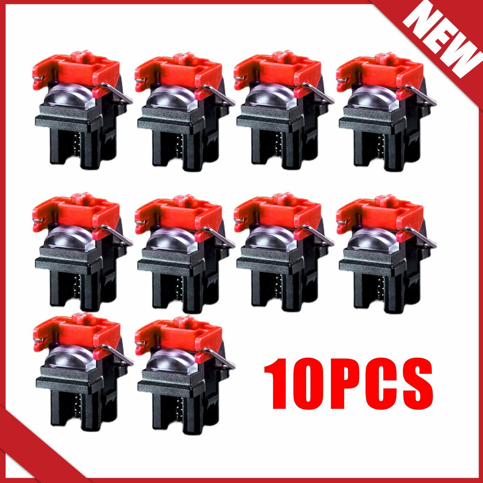 10pcs Red Clicky Optical Switches Hot Swap Switch for Razer Mechanical Keyboards