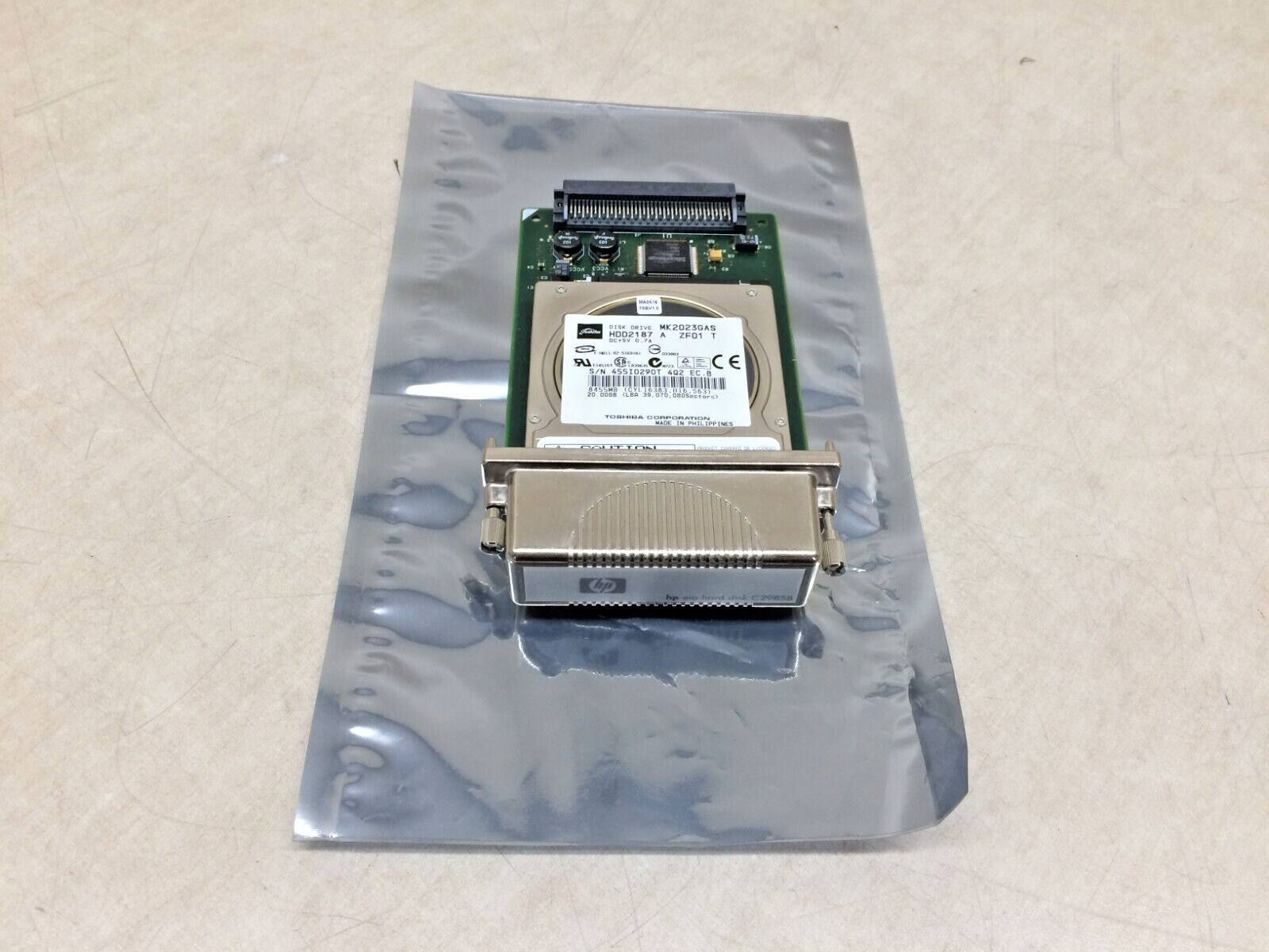 HP EIO Hard Disk C2985B-60032 20 GB Toshiba HDD2187 DesignJet 1050c Plus C6074B