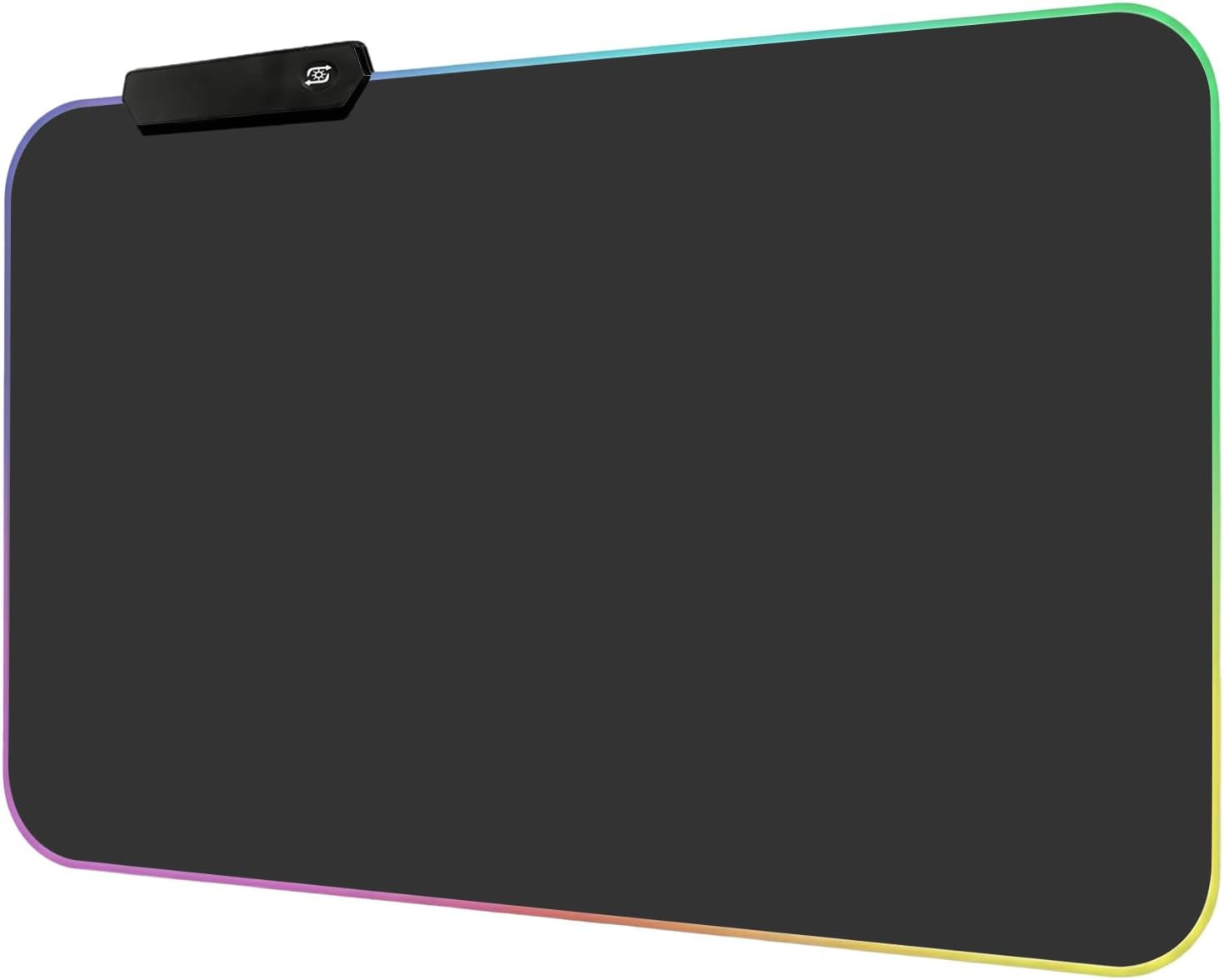 RGB Gaming Mouse Pad, 9.8 × 13.8 Inch, 14 Light Modes, Non-Slip Rubber Base, Wat