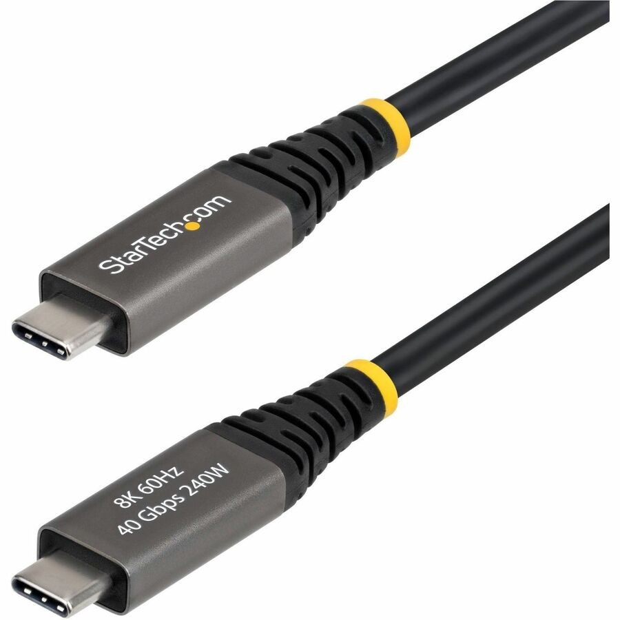 StarTech 6ft 1.8m Active USB4 Cable 40Gbps 240W 8K 60Hz/4K 240Hz DP2.1
