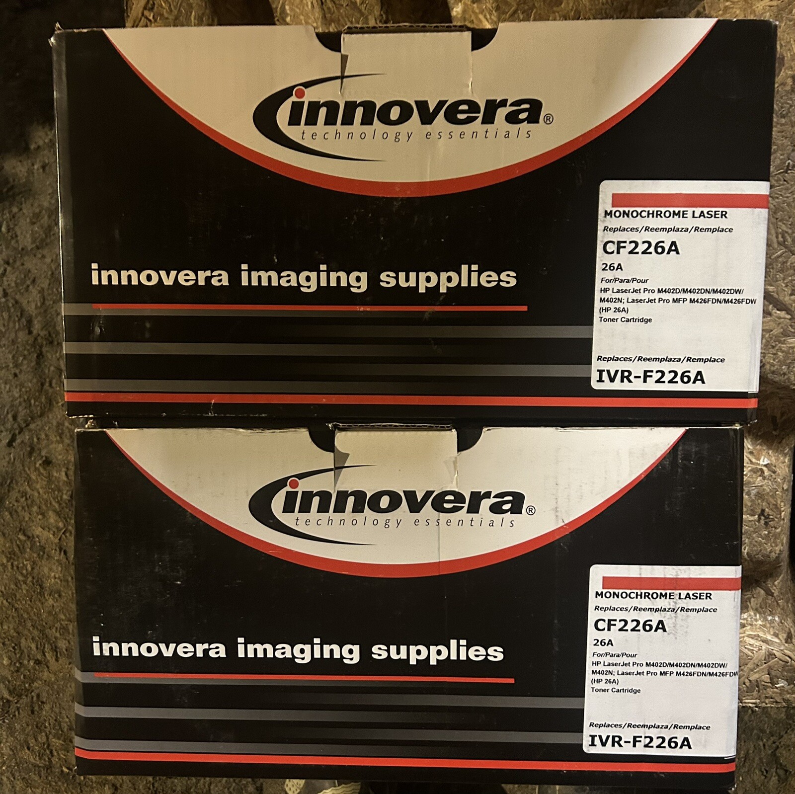 2-Ct Innovera CF226A (26A) Toner 3100 Page-Yield Black