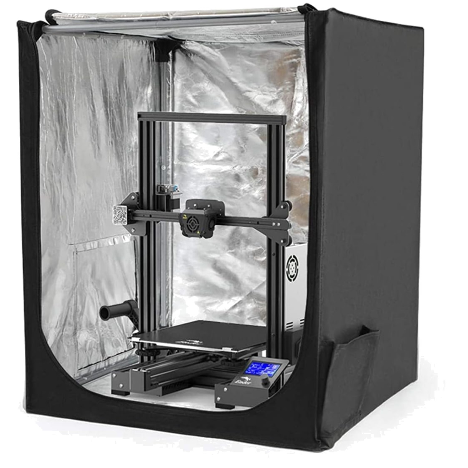 Constant Temperature Protective Cover for Ender 3D Printers - Foldable Design