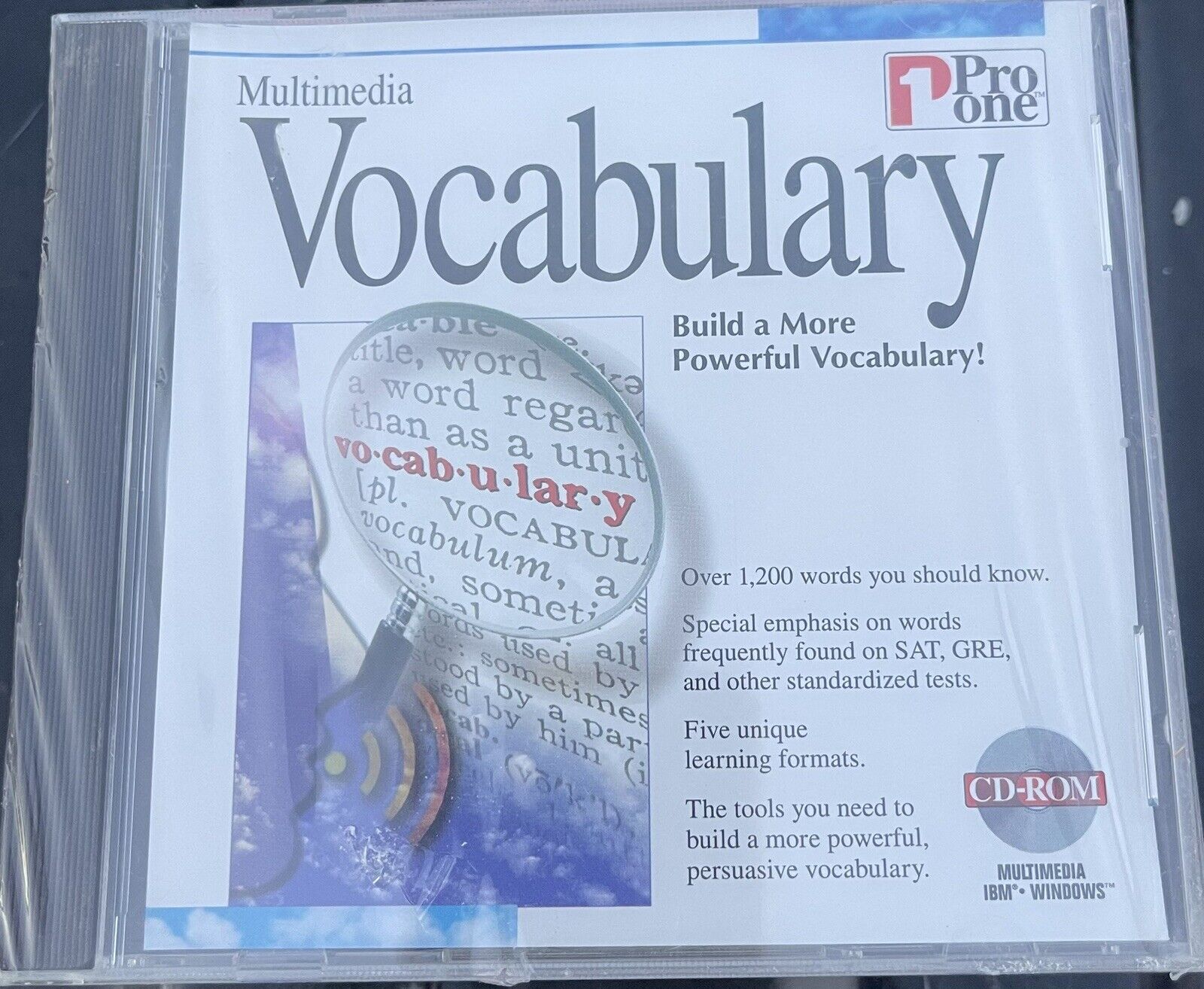 Pro One Multimedia Vocabulary 1996 CD-Rom 