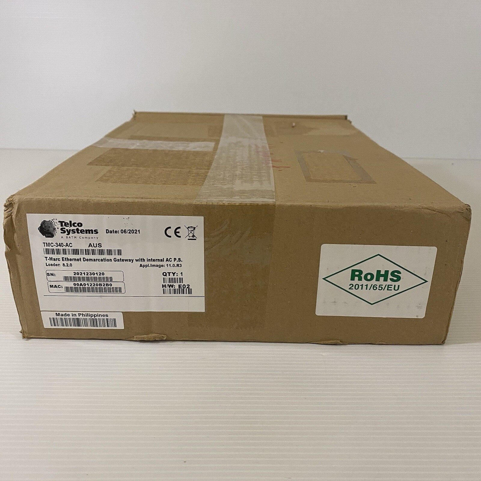 Telco System TMC-340 Demarcation Ethernet Gateway Fiber Ethernet