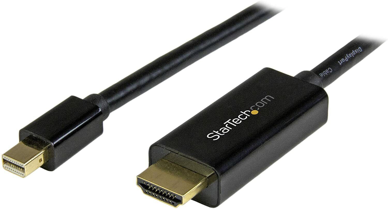 StarTech MDP2HDMM3MB Mini DisplayPort to HDMI Adapter Cable 3 m (10 ft)