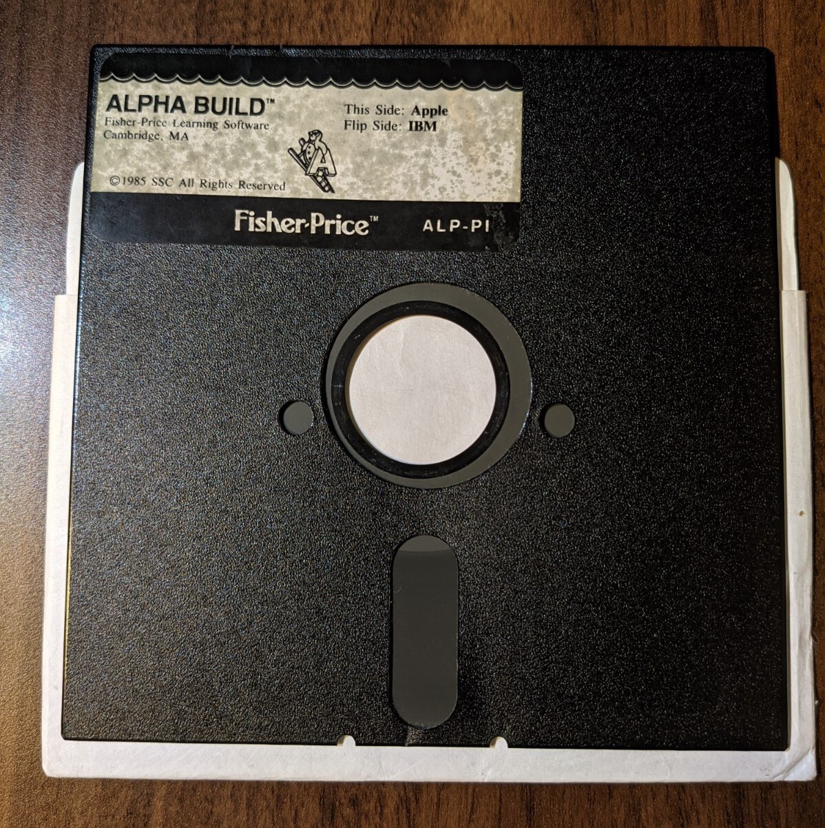 Fisher Price ALPHA BUILD 1985 Apple II & IBM PC - Floppy Disk Leaning Software 