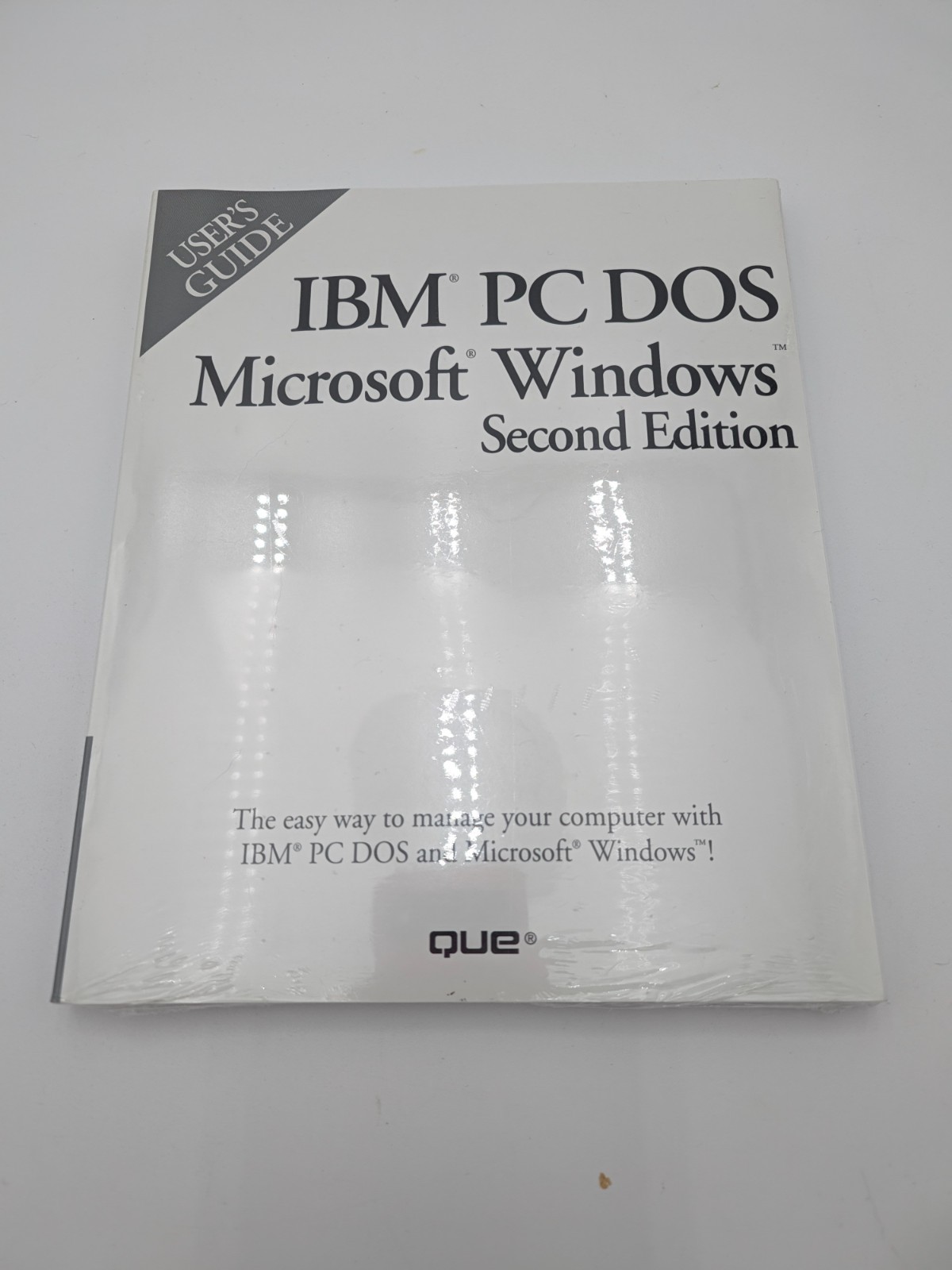 IBM PC DOS Microsoft Windows Second Edition User’s Guide Brand New Sealed
