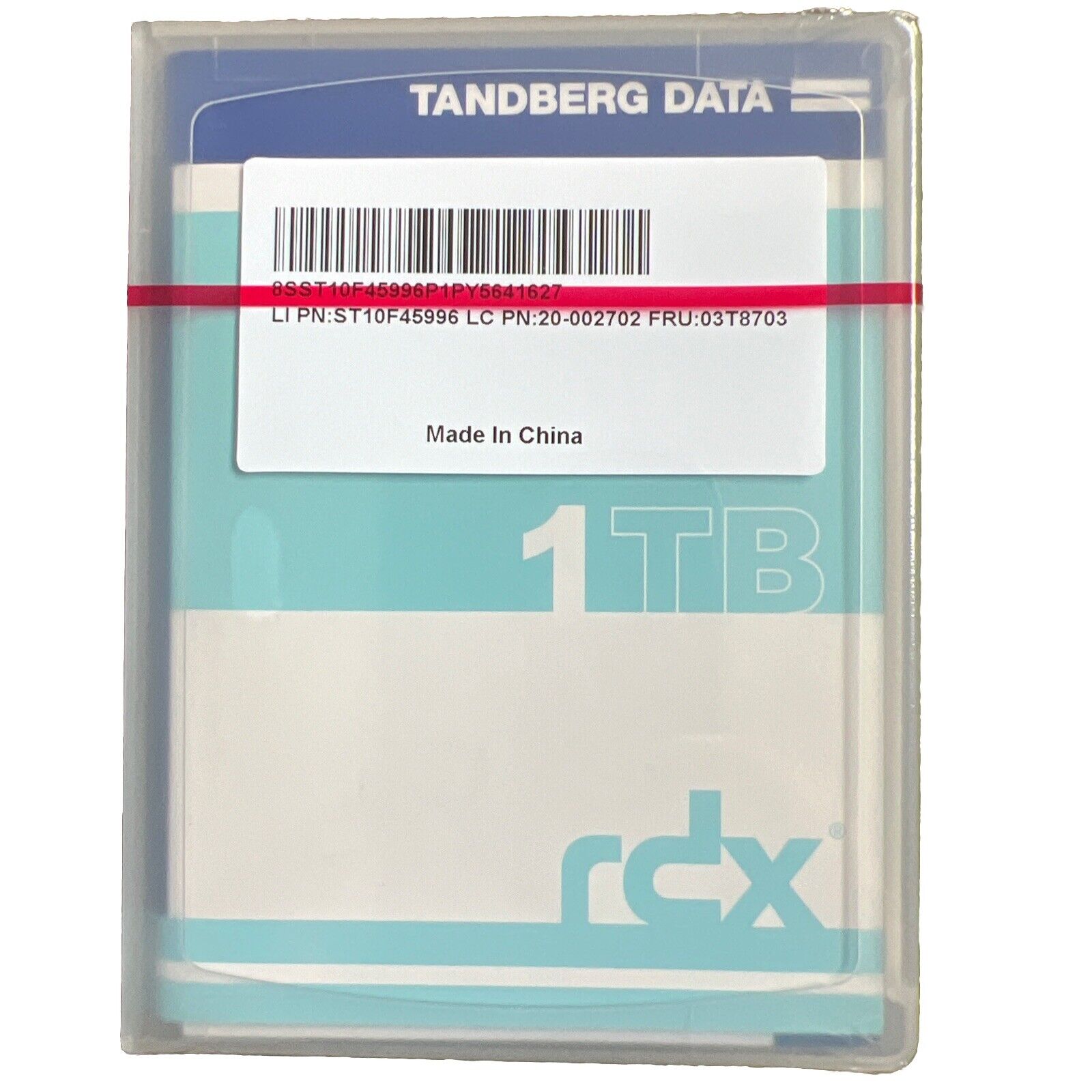 Tandberg 8586-RDX - 1TB RDX Data Cartridge