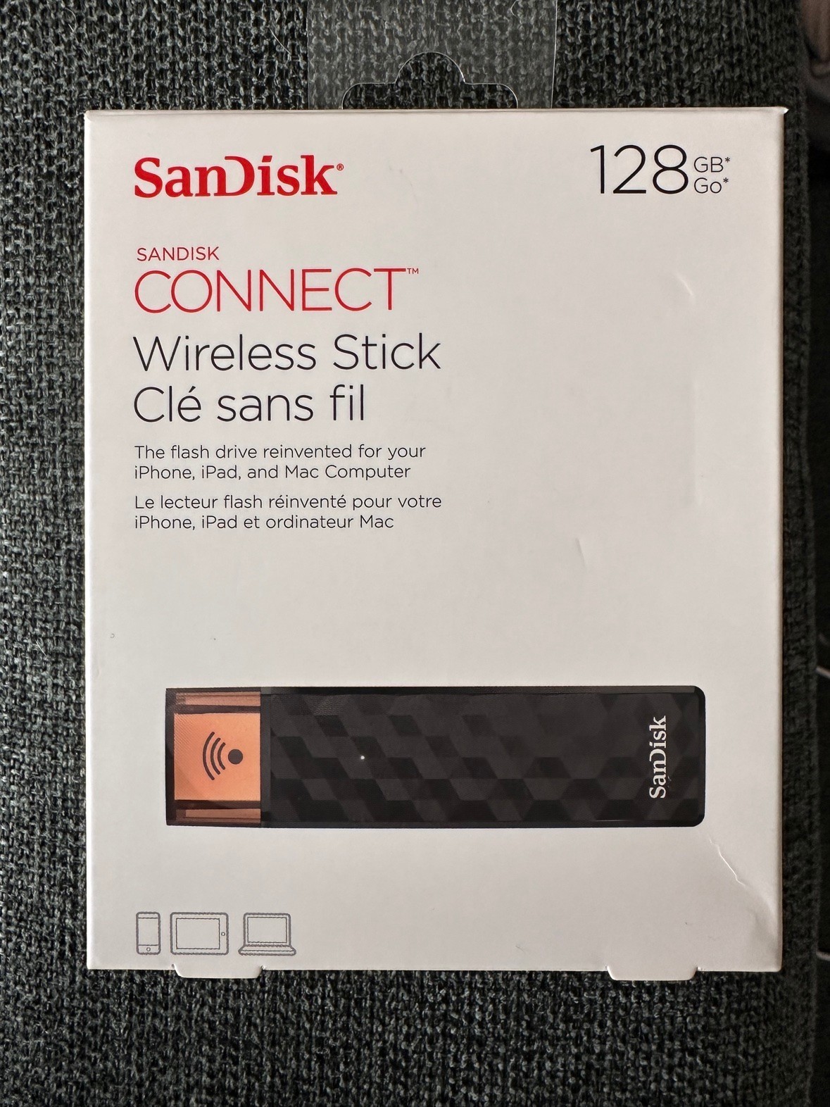 SanDisk Connect Wireless Stick 128GB SDWS4 - Open Box