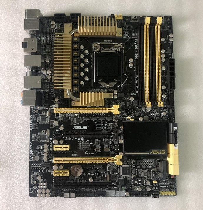 ASUS Z87-WS Motherboard Intel Z87 LGA1150 DDR3 HDMI DP With a I/O