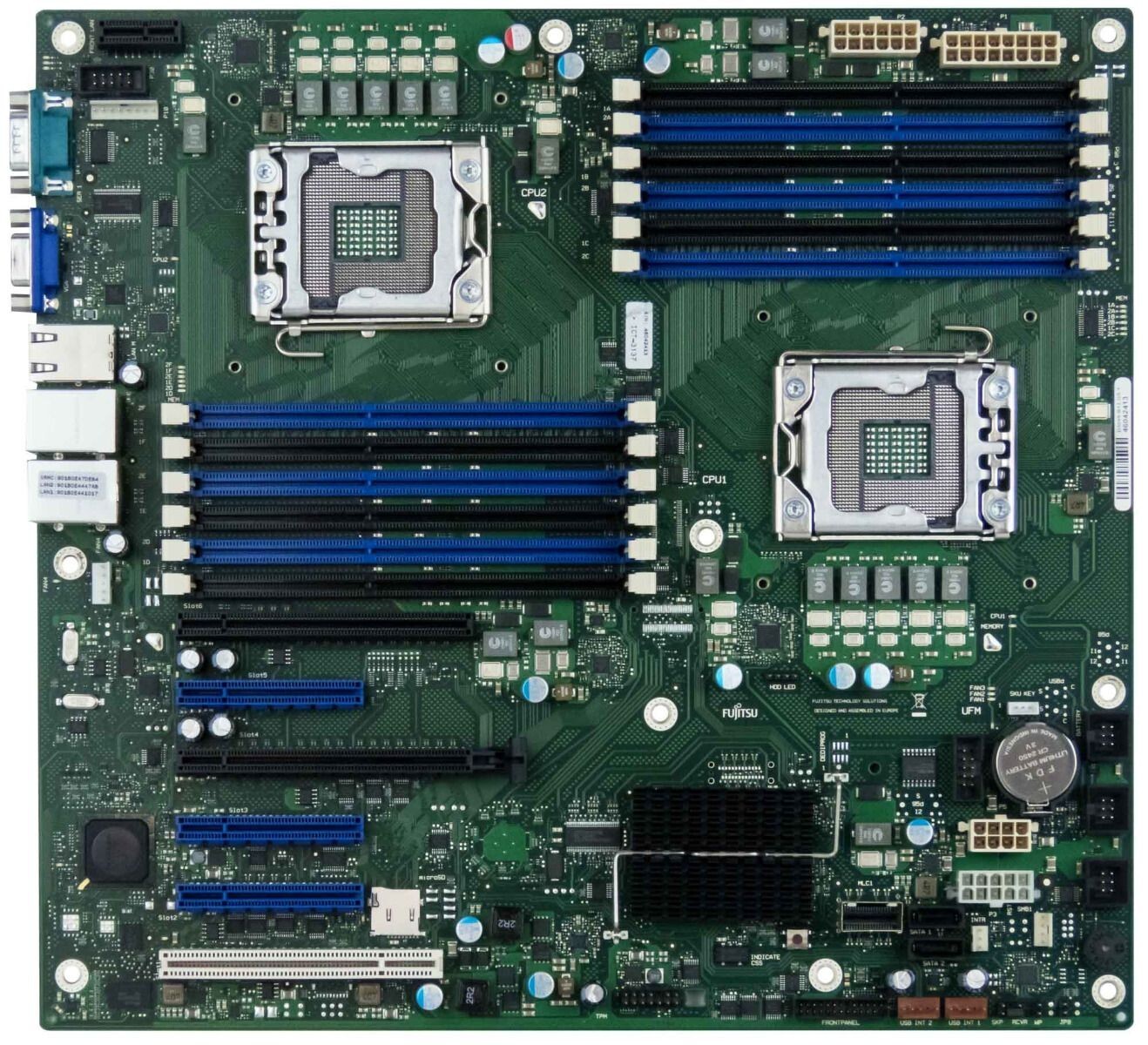 SERVER MOTHERBOARD FUJITSU D3099-B12 GS1 DUAL LGA1356 12xDDR3 TX2540 M1