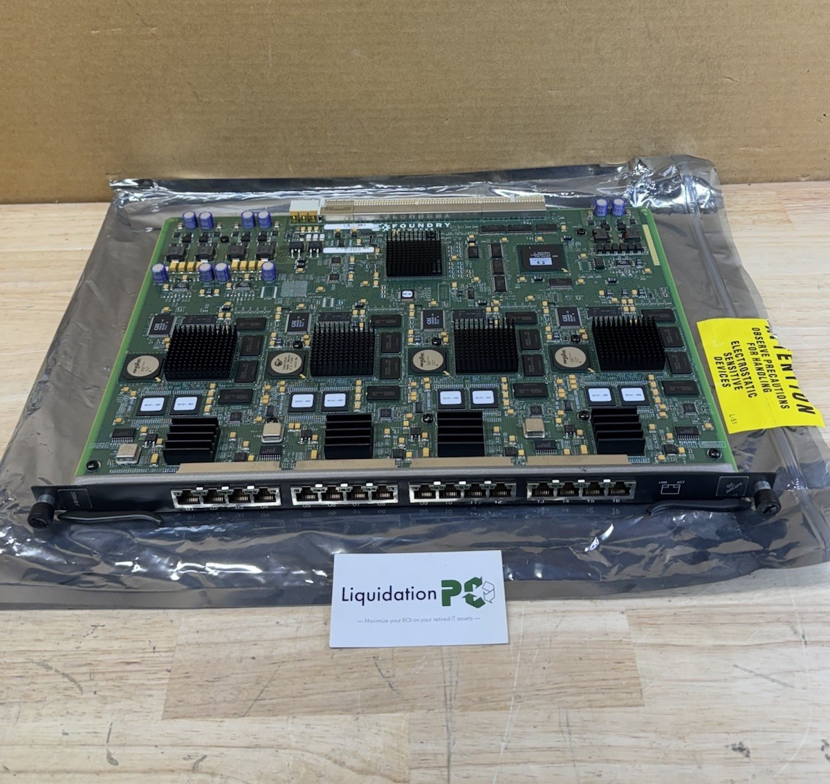 ✅ Foundry J-B16GC Jetcore 16-Port  Gigabit Copper ServerIron 350/450/850 BULK