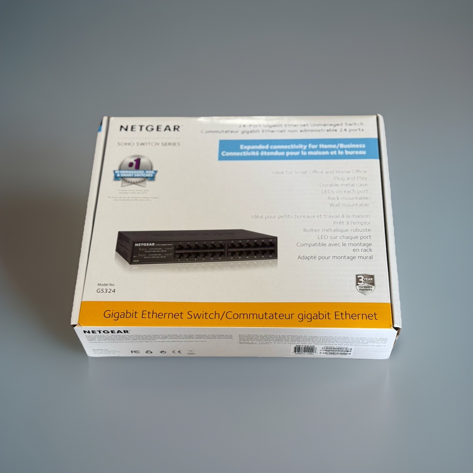 ✅BRAND NEW✅NETGEAR GS324-100NAS 24 Port Unmanaged GBit Ethernet Switches