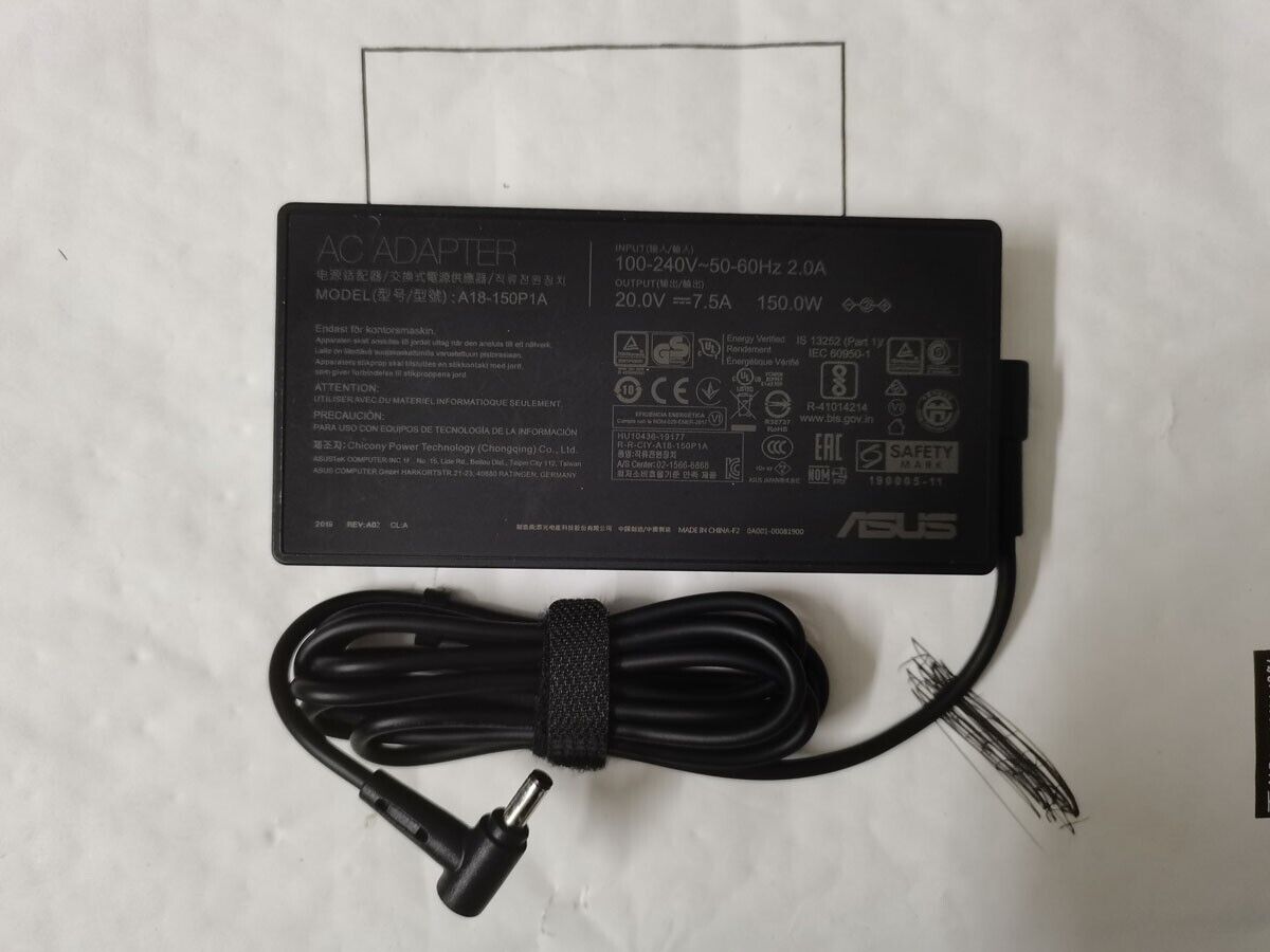 Original 20V 7.5A 150W A18-150P1A For Asus Vivobook Q15 X571GD 4.5mm Pin Adapter