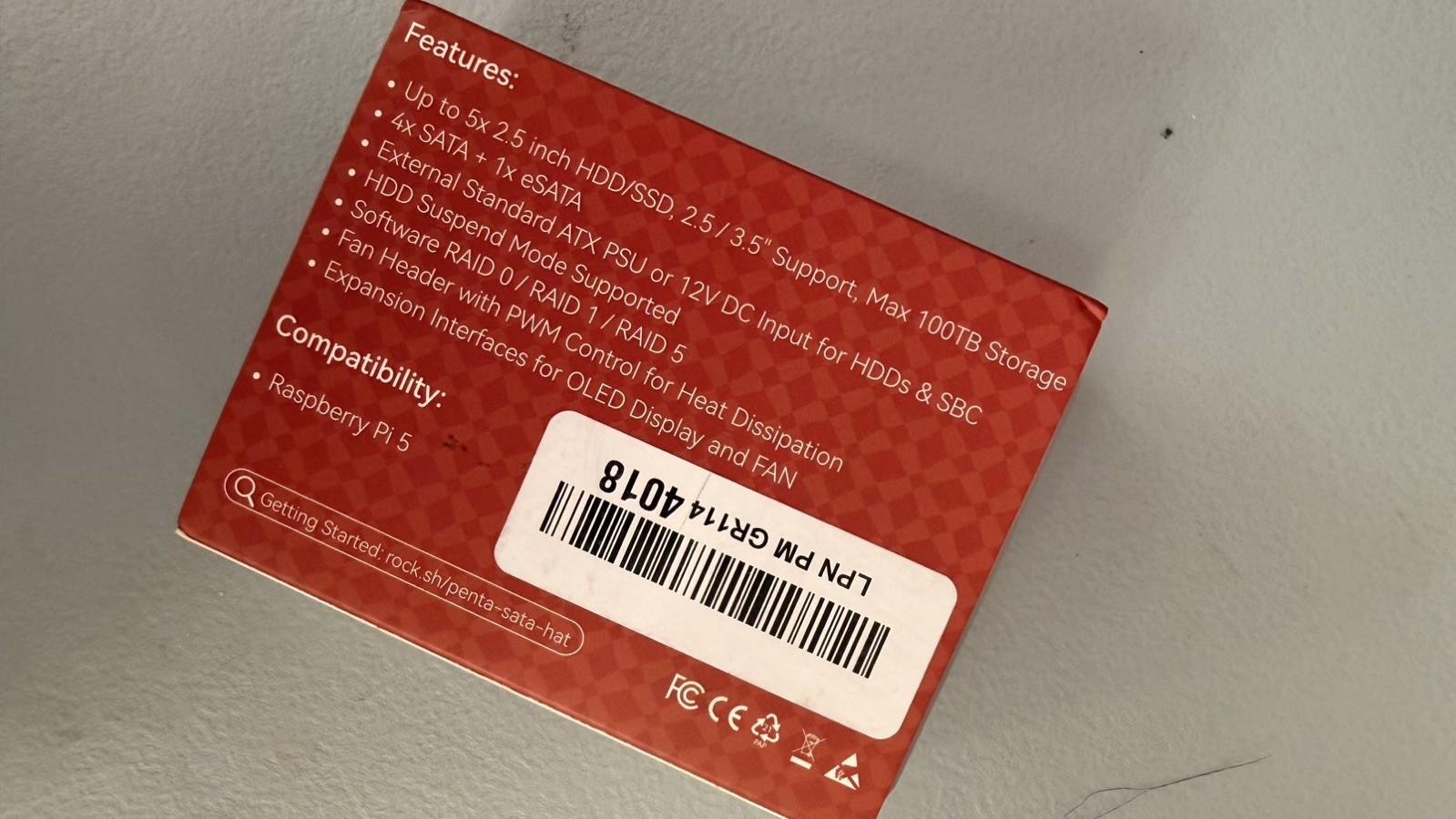Penta SATA HAT, Up to 5X SATA disks HAT for Raspberry Pi 5 and Rock Pi SBCs, ...