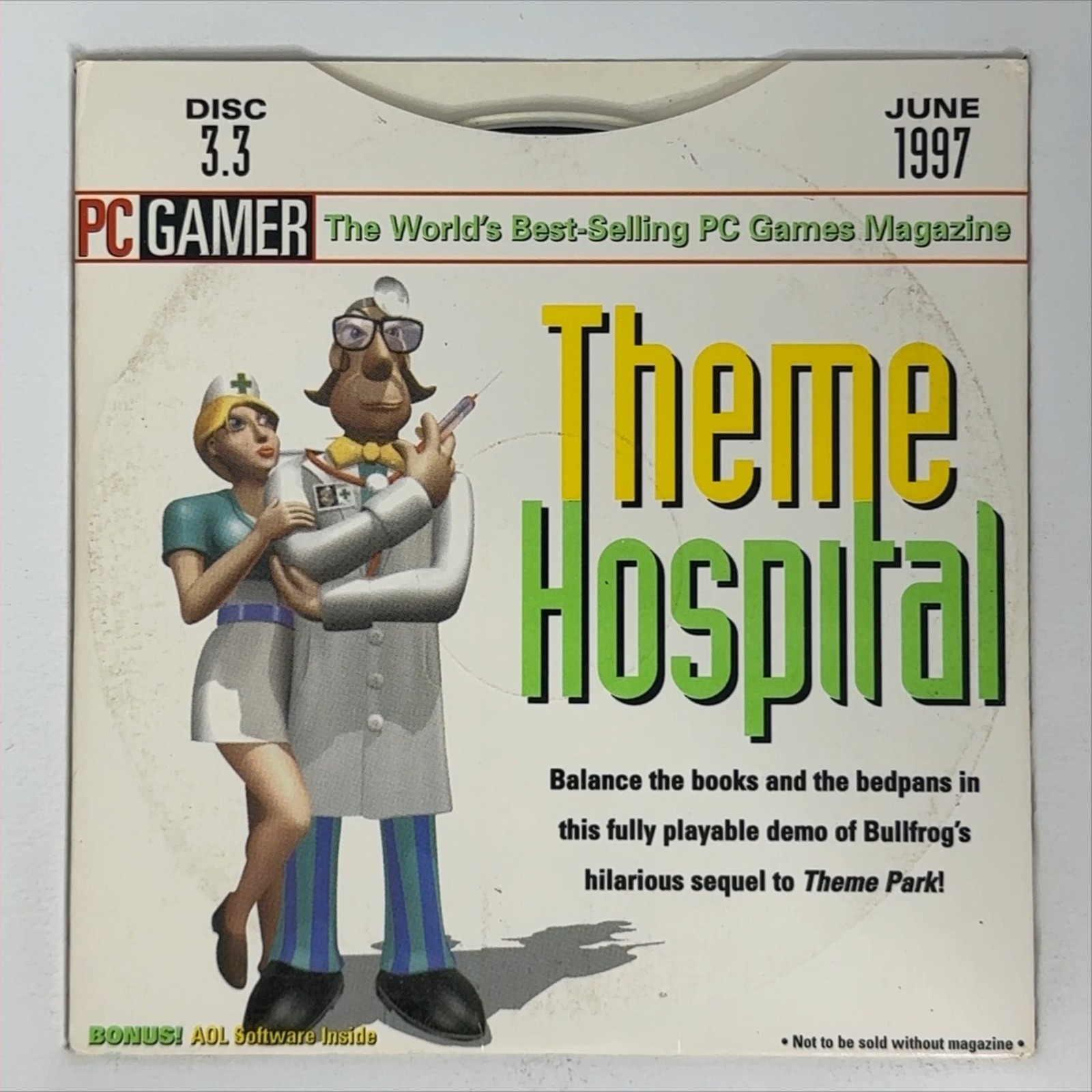 PC Gamer Demo Disc 3.3 June 1997 CD-ROM Vintage PC Gaming Software