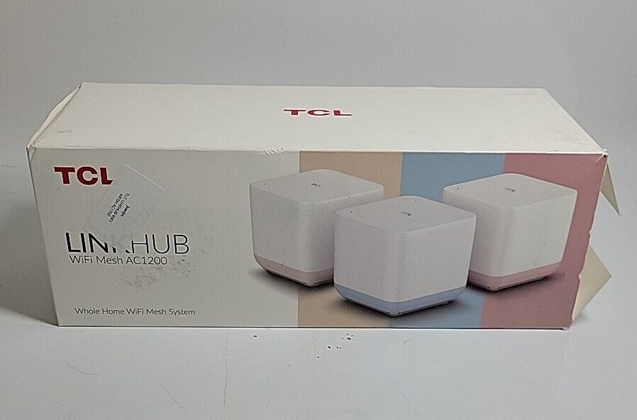 TCL LINKHUB AC1200 Wi-Fi Mesh Router ( 3-Pack ) Whole Home WiFi Mesh System