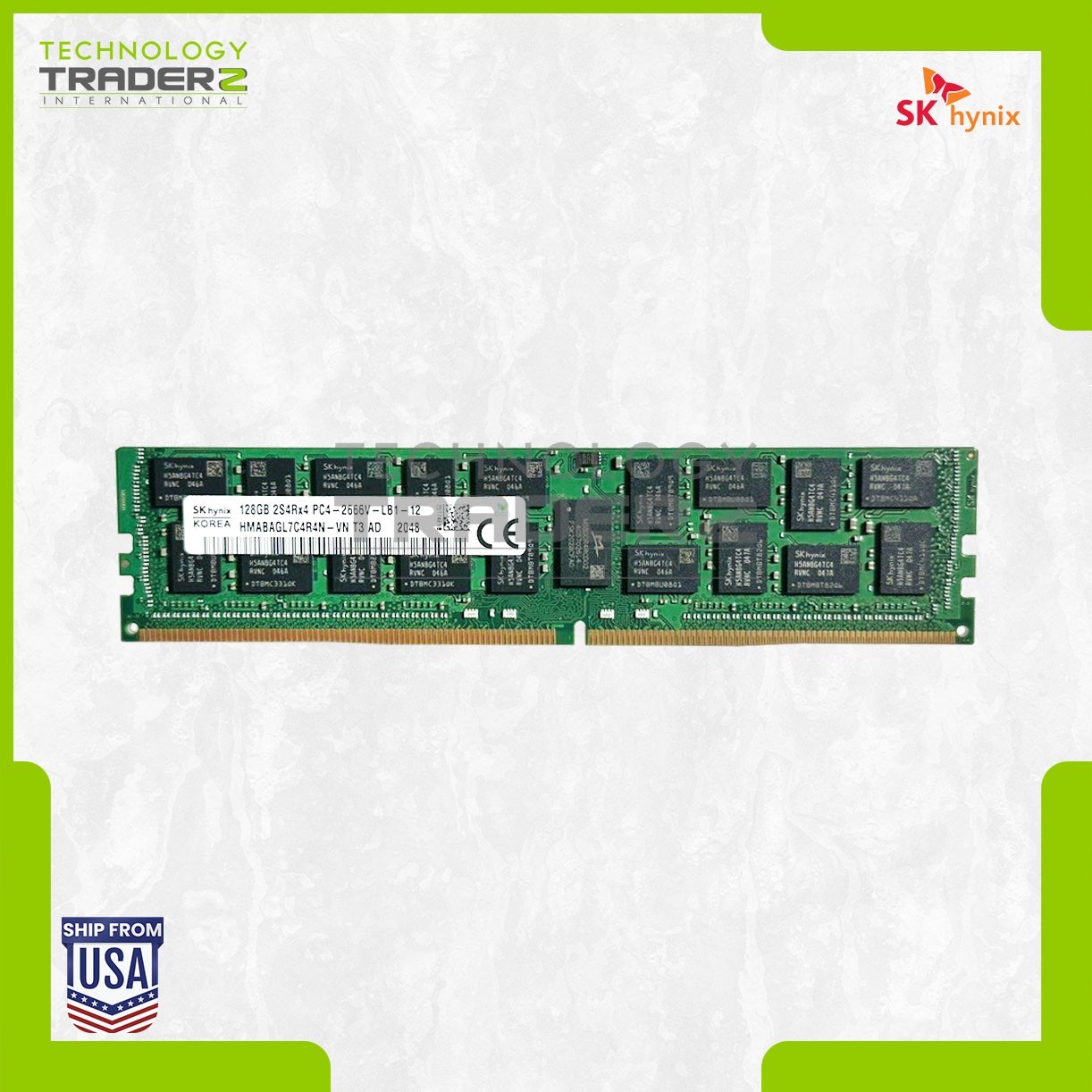 HMABAGL7C4R4N-VN Hynix 128GB PC4-21300 DDR4-2666MHz ECC LRDIMM Octal Rank Memory